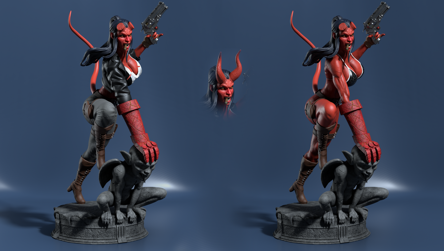 1213 Hellgirl - STL 3D Print Files