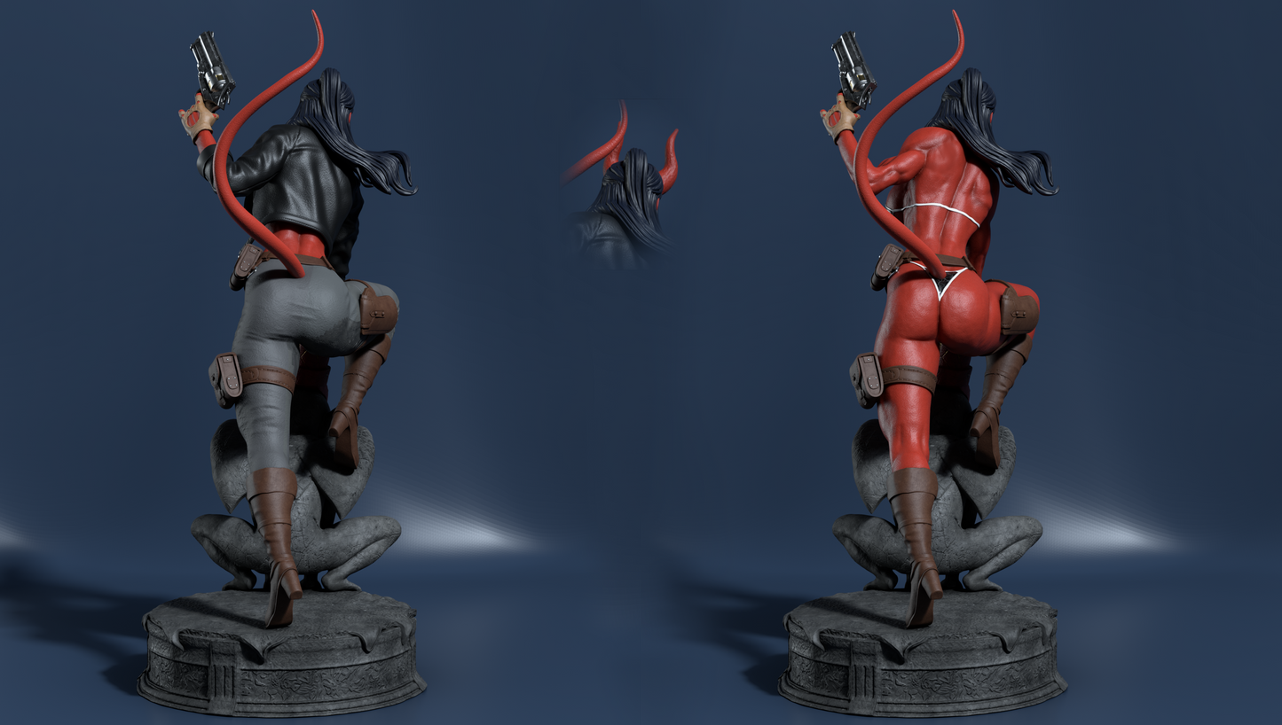 1213 Hellgirl - STL 3D Print Files
