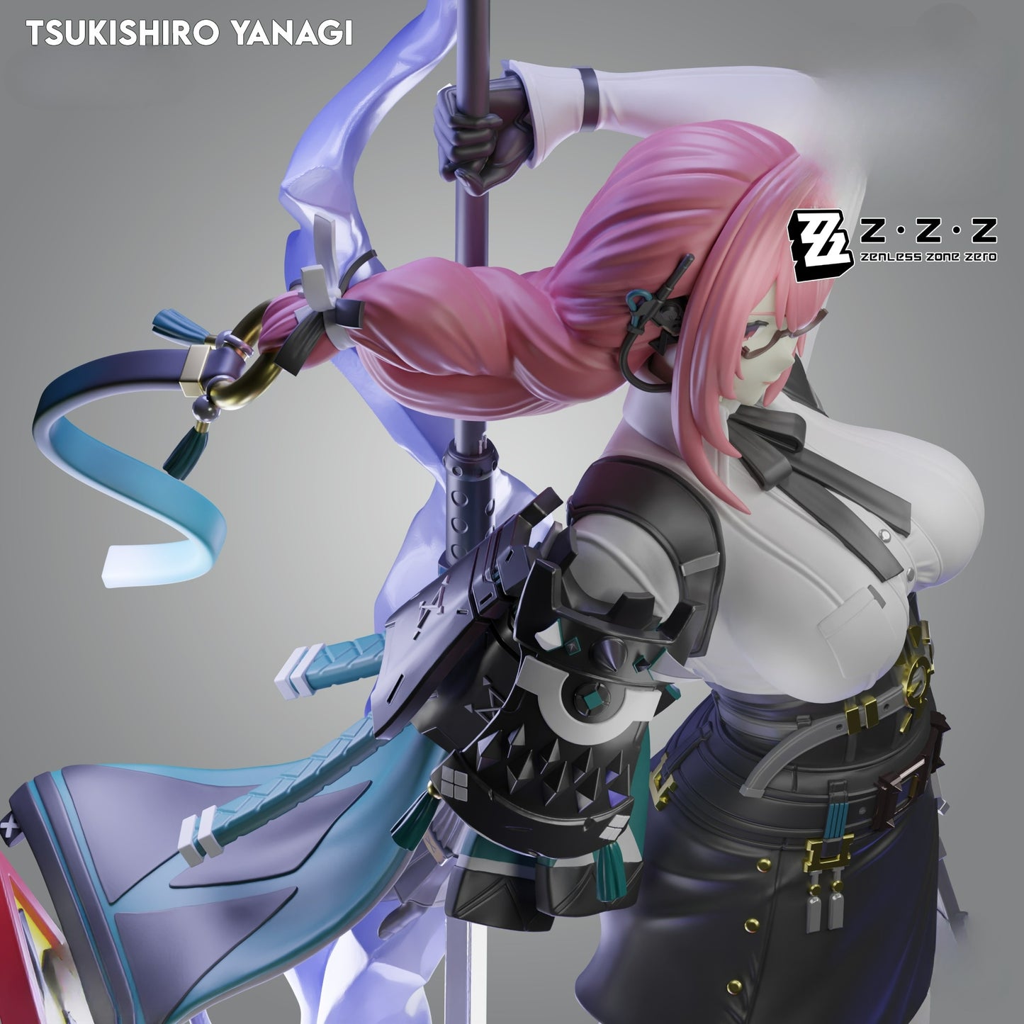3382 Tsukishiro Yanagi - Zenless Zone Zero - STL 3D Print Files