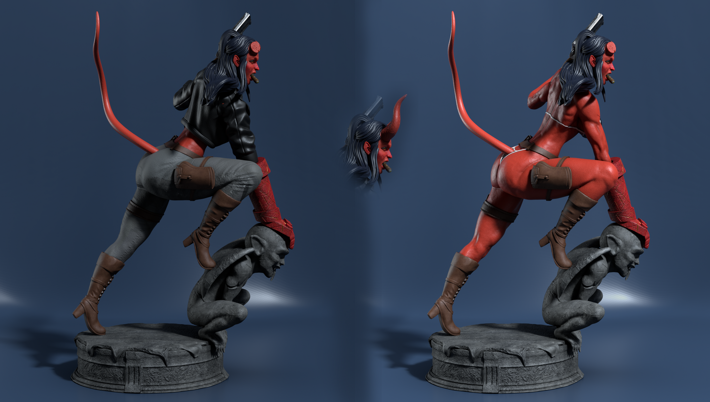 1213 Hellgirl - STL 3D Print Files