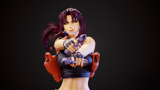 3948 Revy - Black Lagoon - STL 3D Print Files