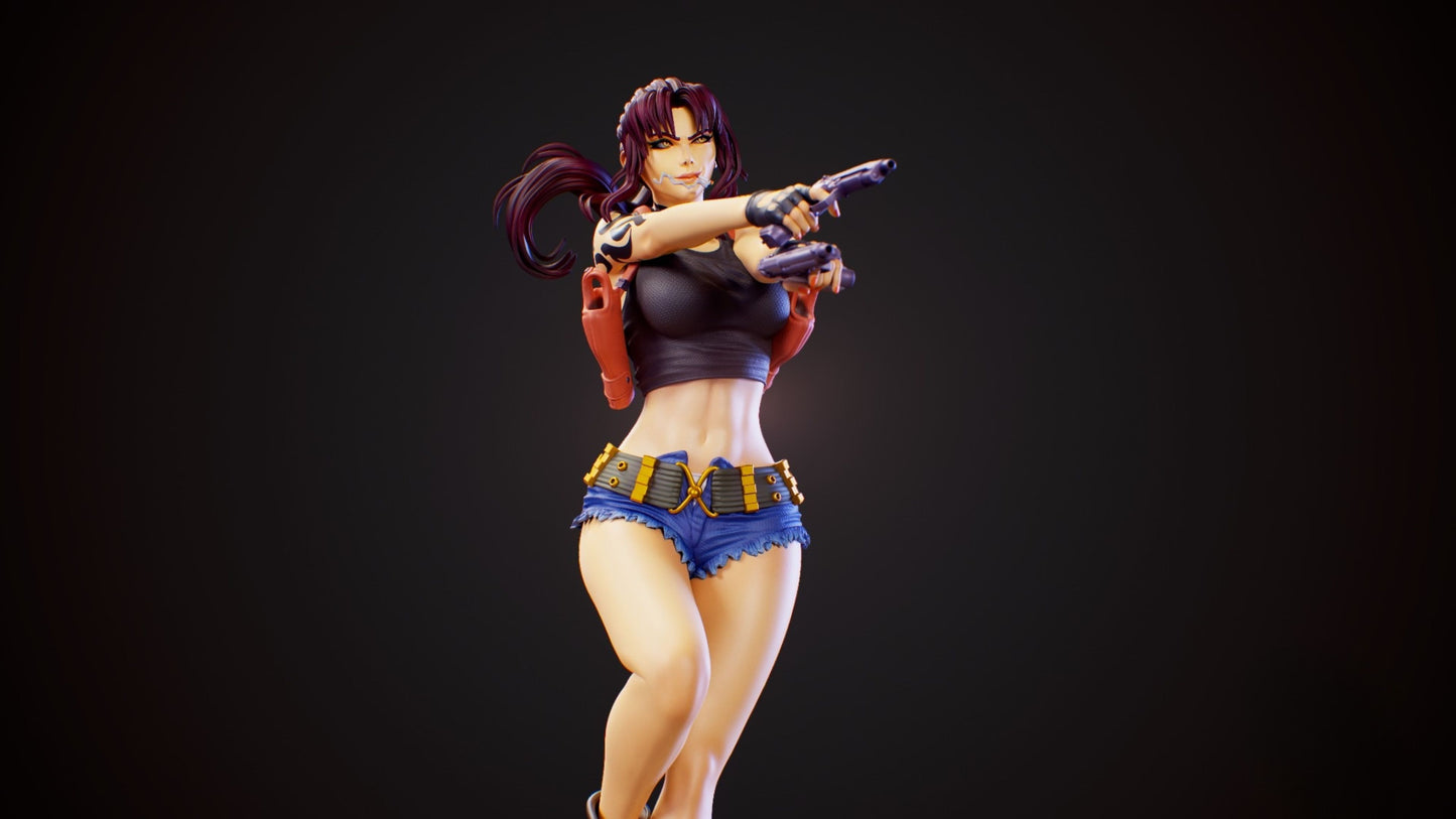 3948 Revy - Black Lagoon - STL 3D Print Files