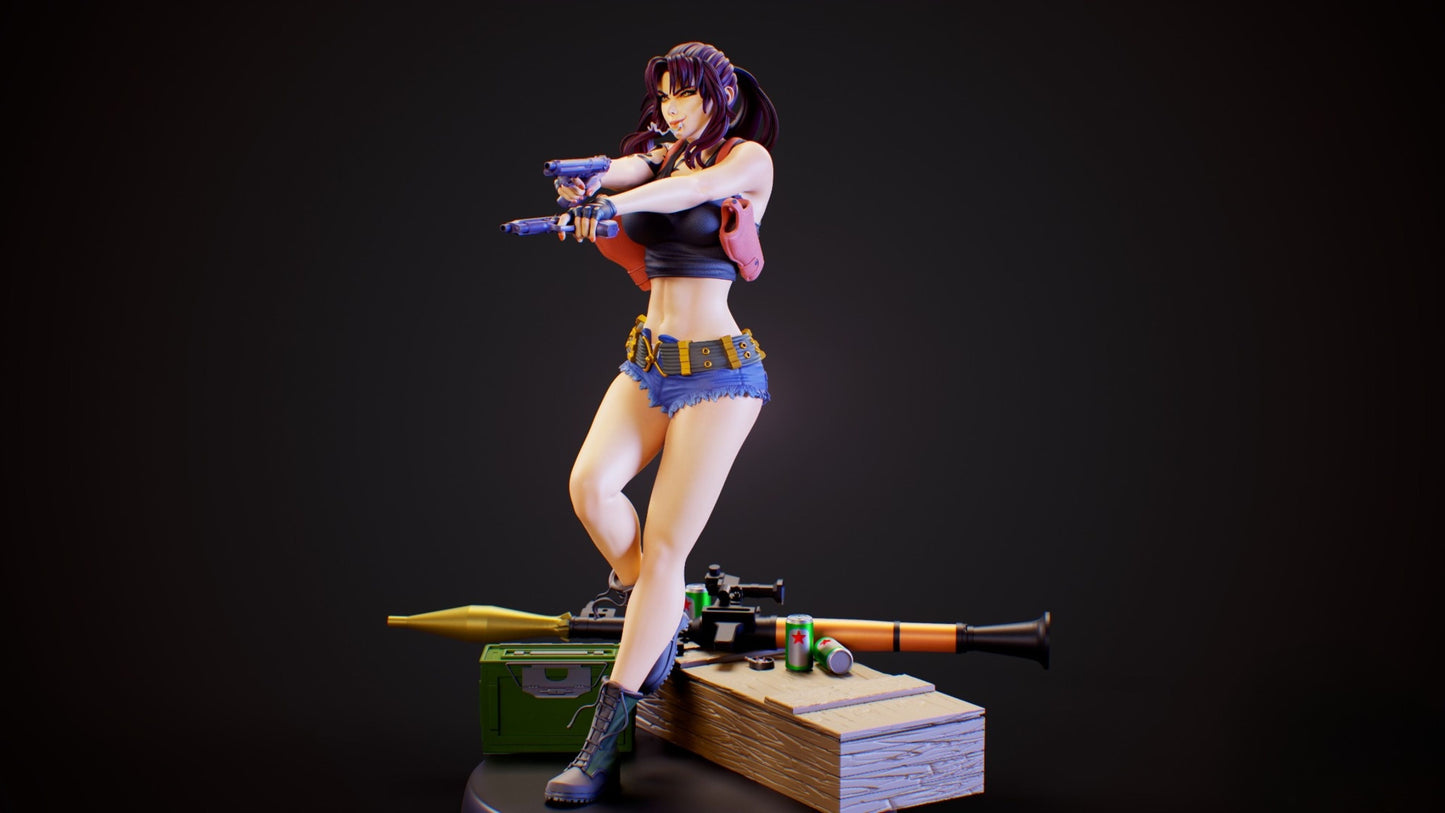 3948 Revy - Black Lagoon - STL 3D Print Files