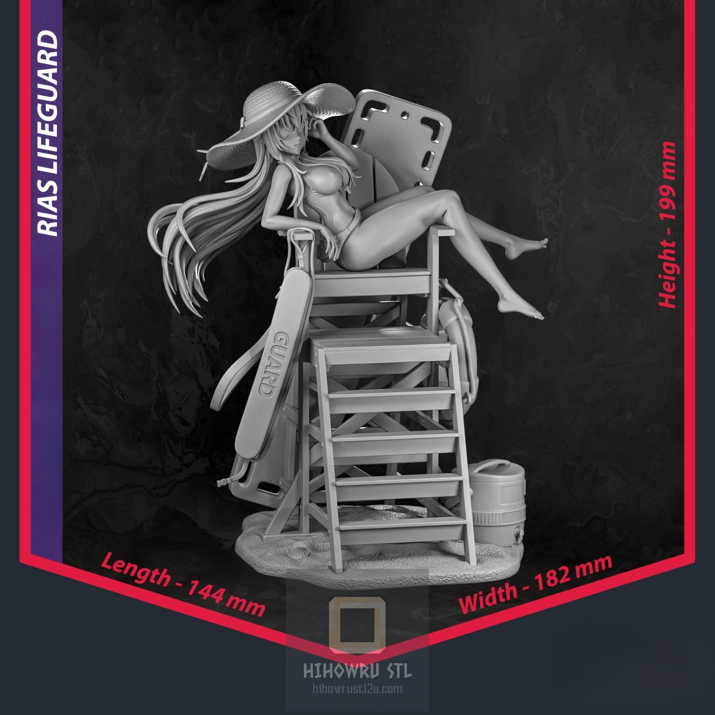 4634 Rias Gremory - High School DxD - STL 3D Print Files