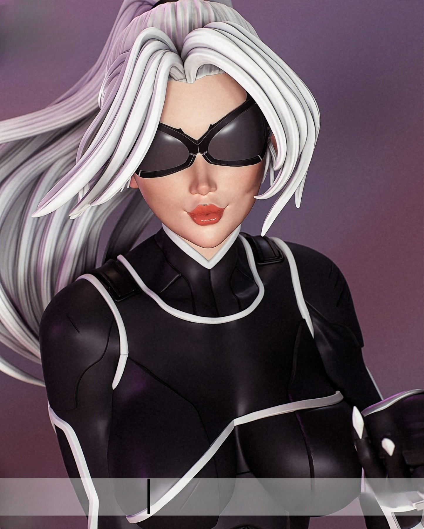 3563 Black Cat NSFW - Marvel Comics - STL 3D Print Files