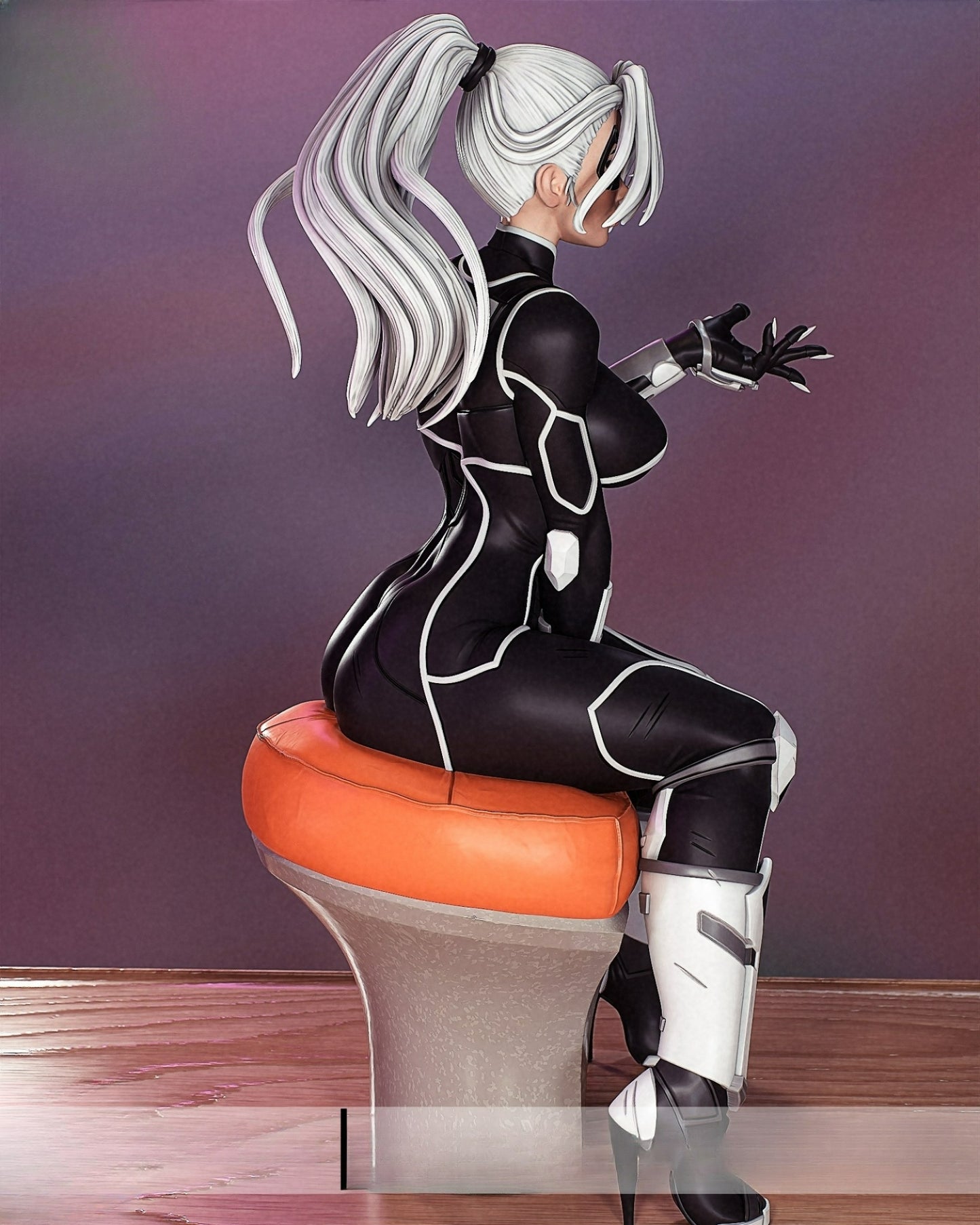 3563 Black Cat NSFW - Marvel Comics - STL 3D Print Files