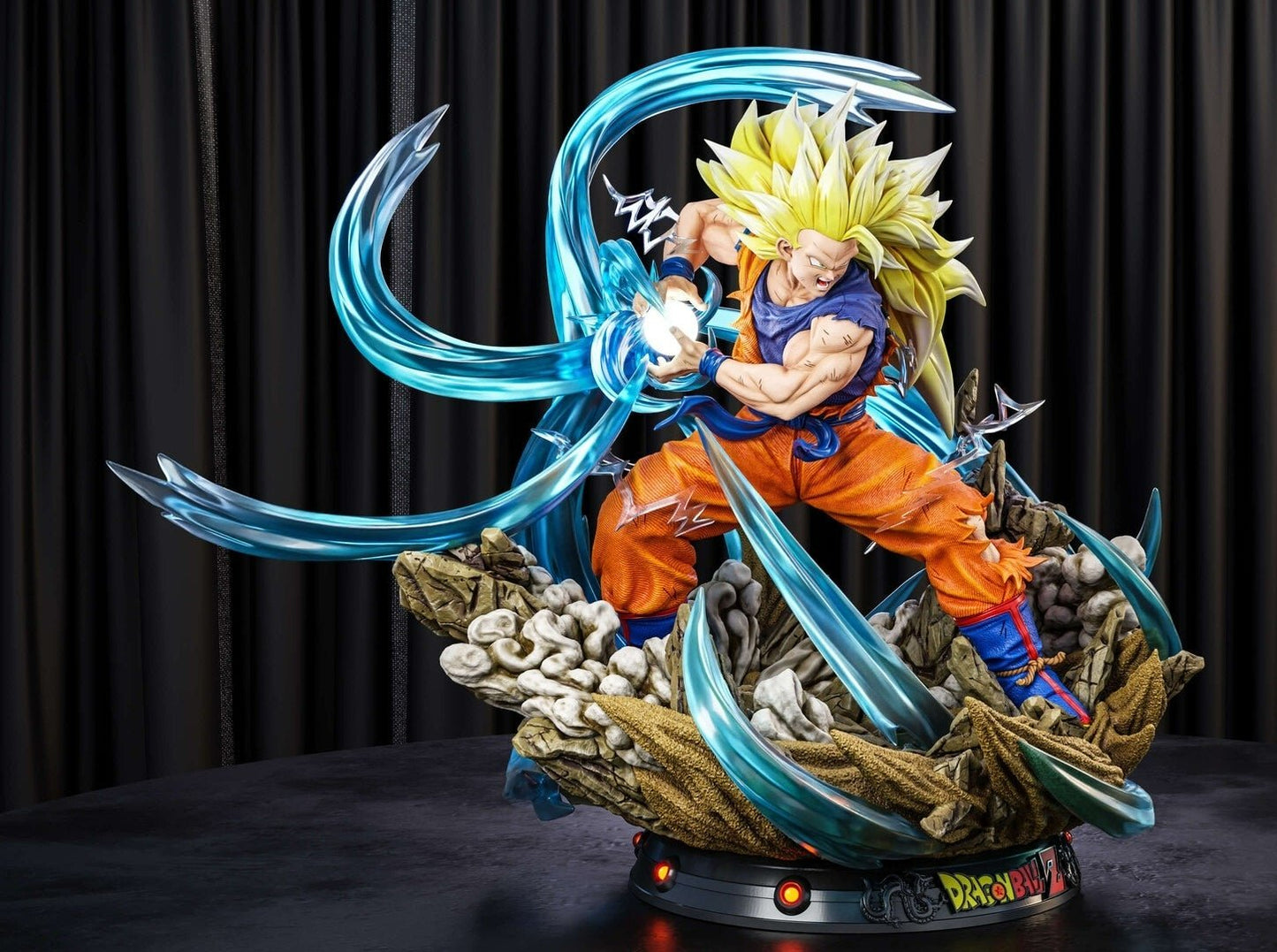 3292 Goku Kamehameha SSJ3 - Dragon Ball Z - STL 3D Print Files
