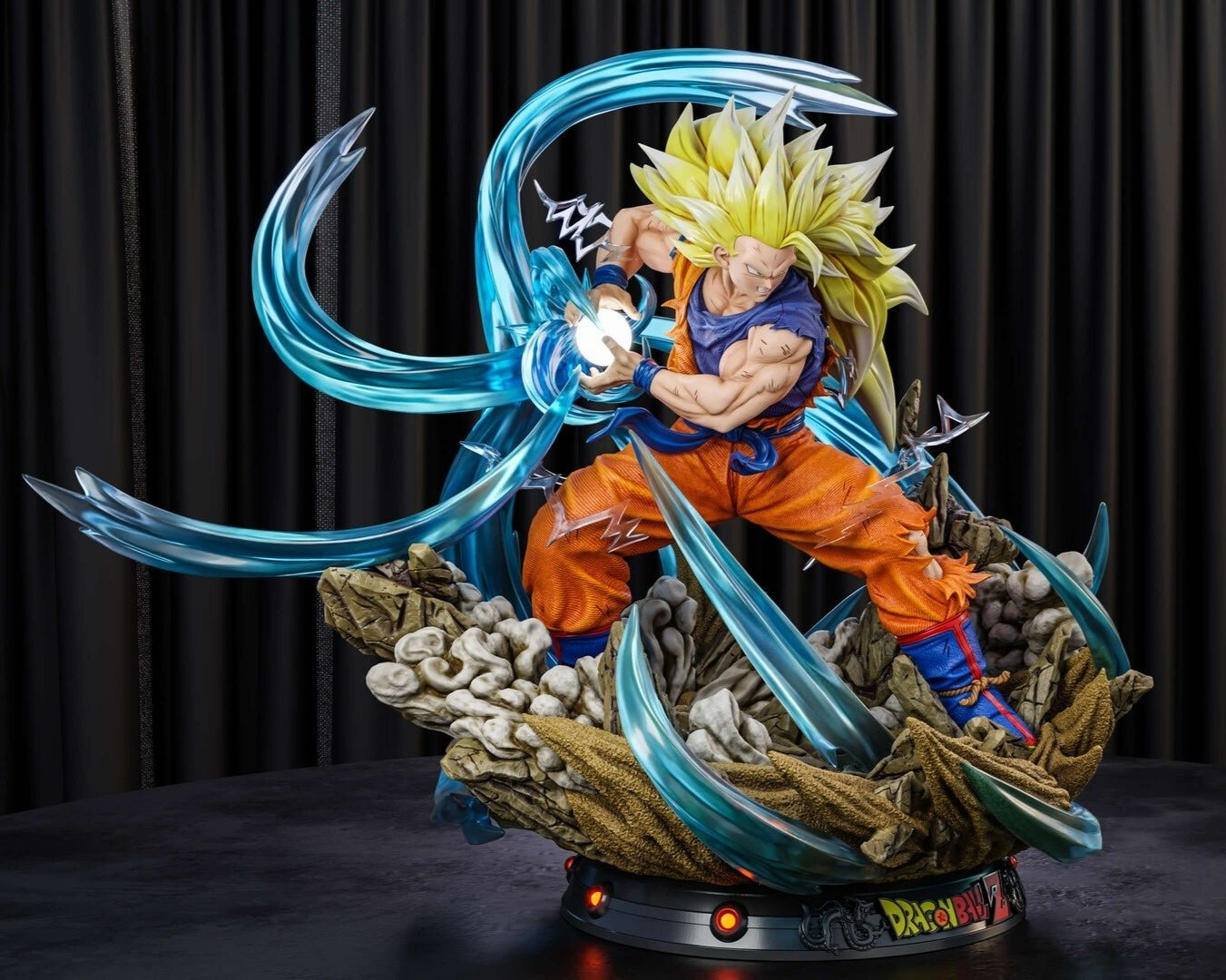 3292 Goku Kamehameha SSJ3 - Dragon Ball Z - STL 3D Print Files