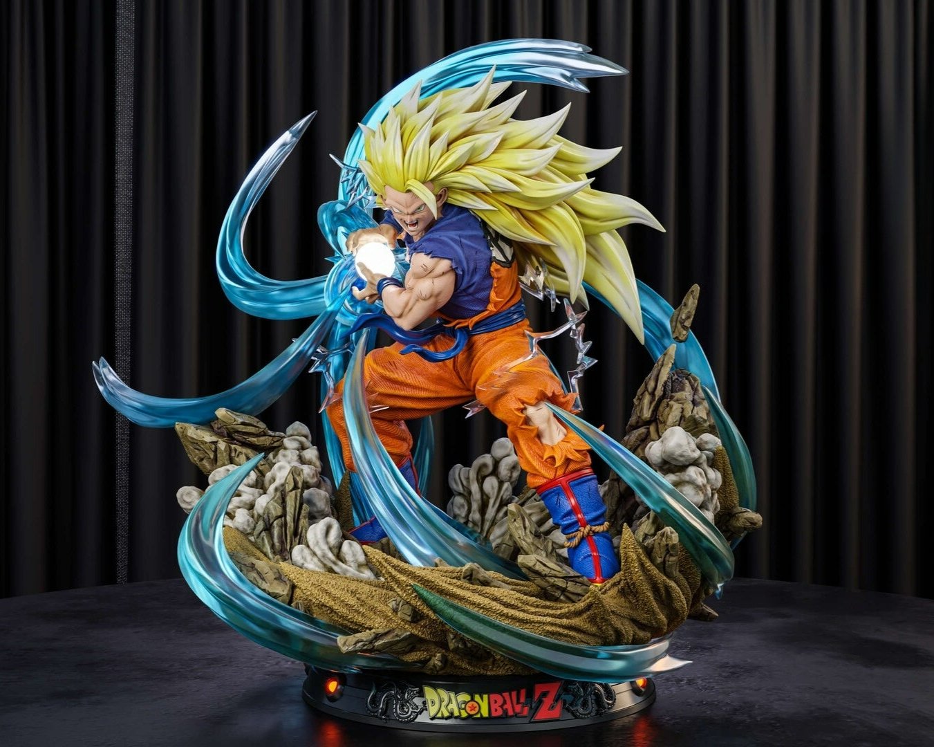 3292 Goku Kamehameha SSJ3 - Dragon Ball Z - STL 3D Print Files