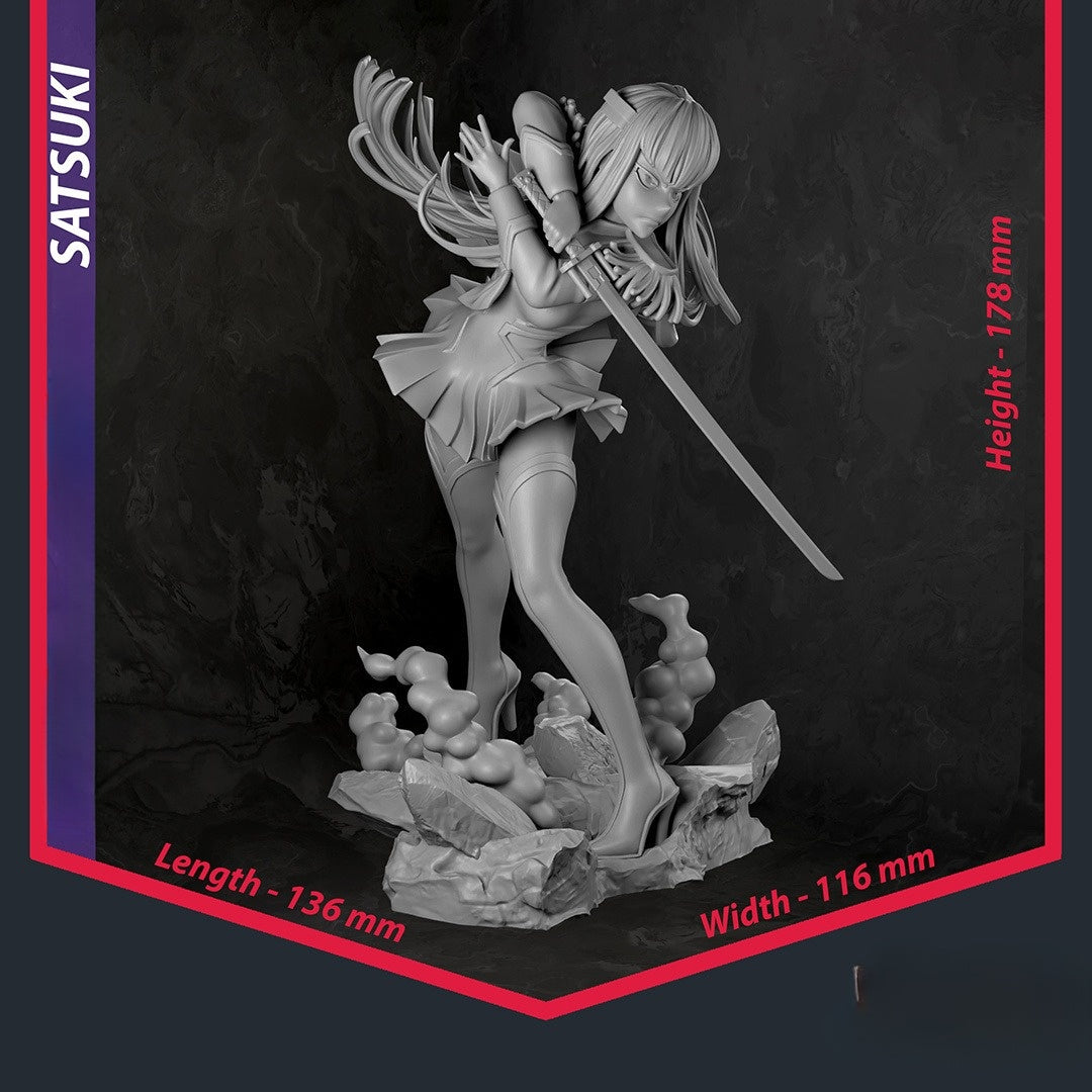 3953 Satsuki Kiryuin NSFW - Kill la Kill - STL 3D Print Files