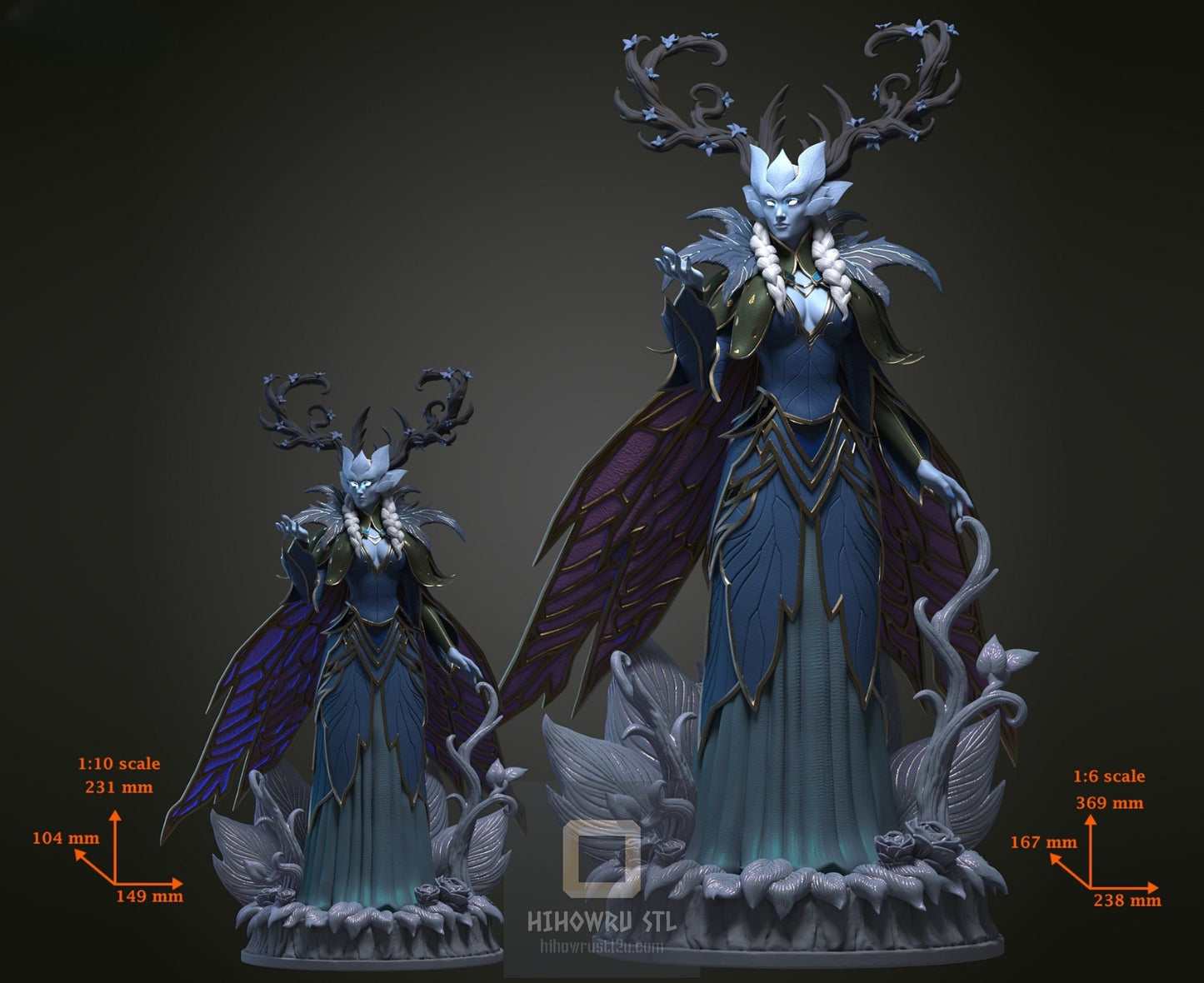 4434 Winter Queen - World of Warcraft - STL 3D Print Files