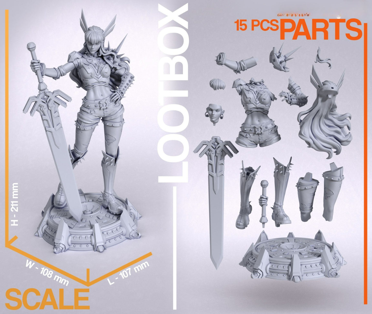 3786 Magik - X-Men - STL 3D Print Files