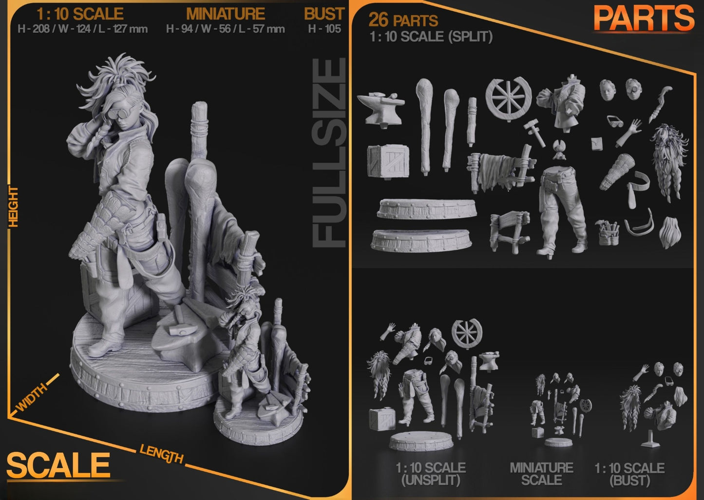 3961 Gemma - Monster Hunter Wilds - STL 3D Print Files