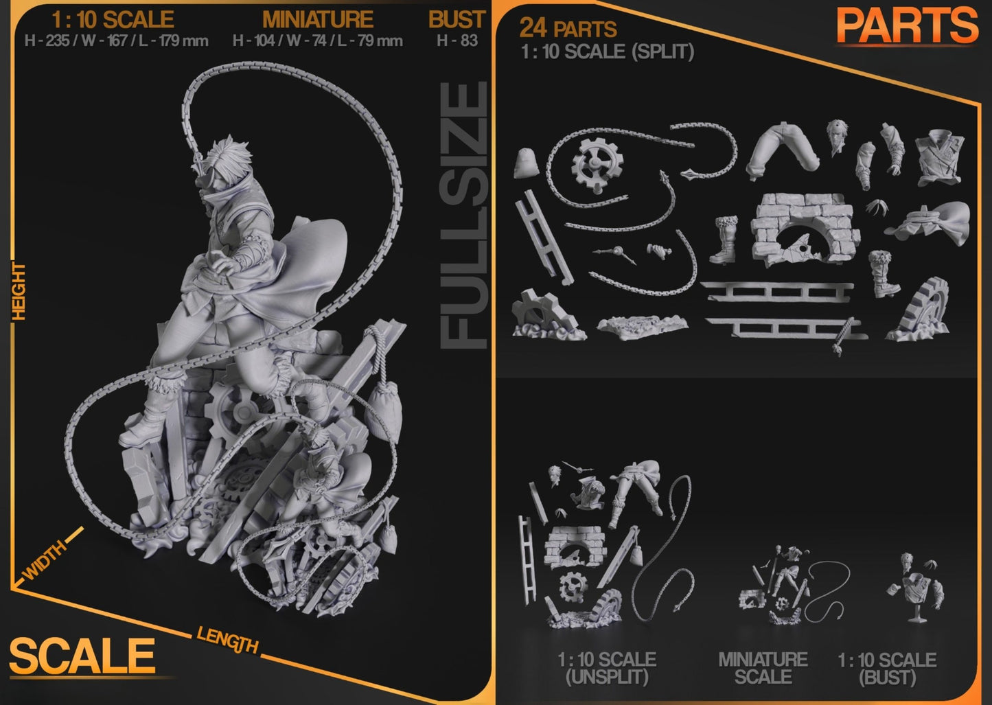 4096 Trevor Belmont - Castlevania - STL 3D Print Files