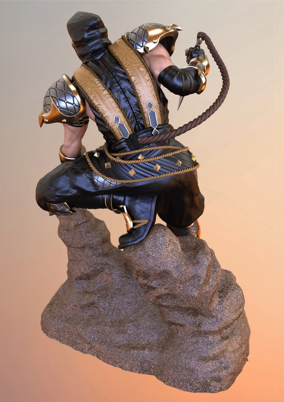 3421 Scorpion - Mortal Kombat - STL 3D Print Files