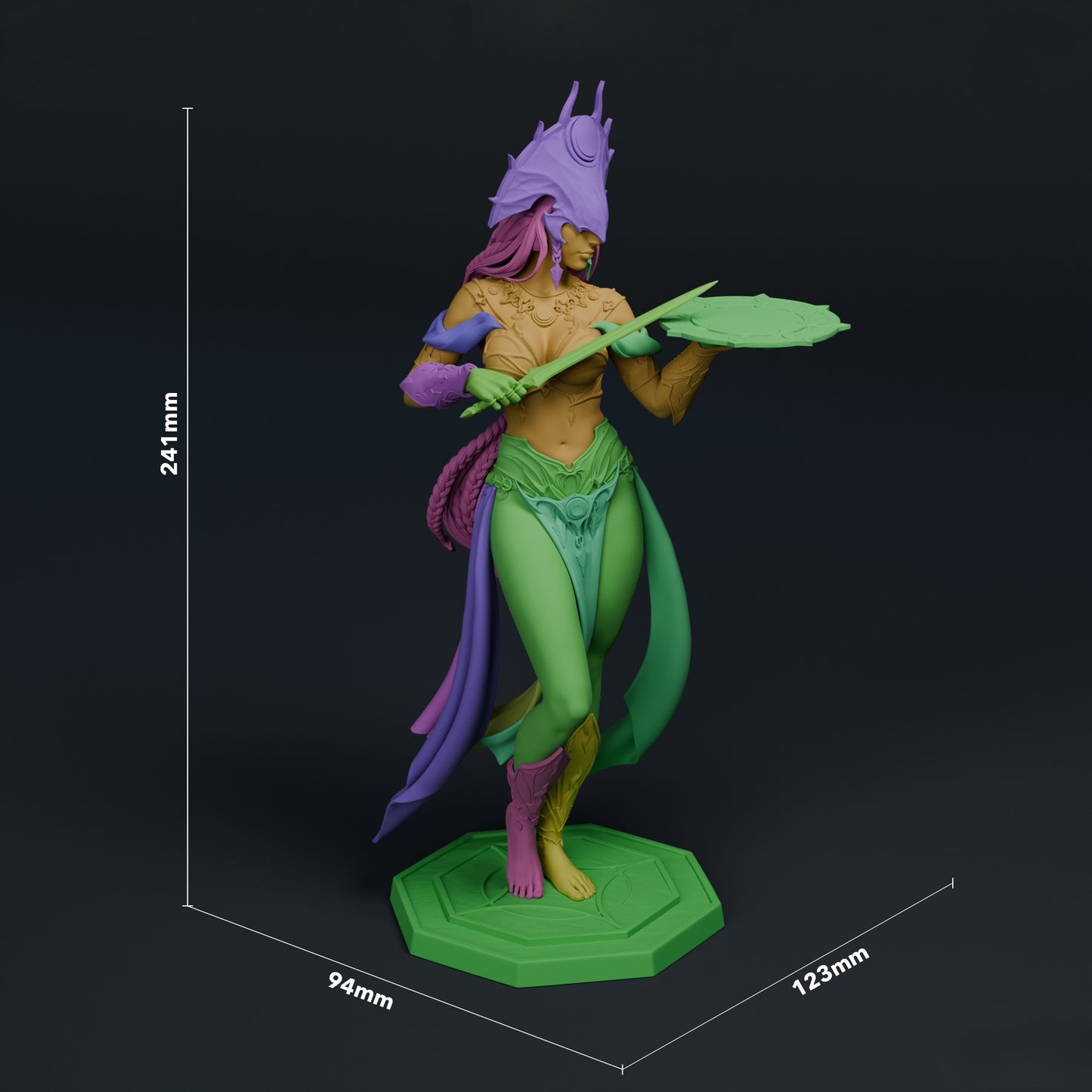 3481 Shar - Baldur's Gate 3 - STL 3D Print Files