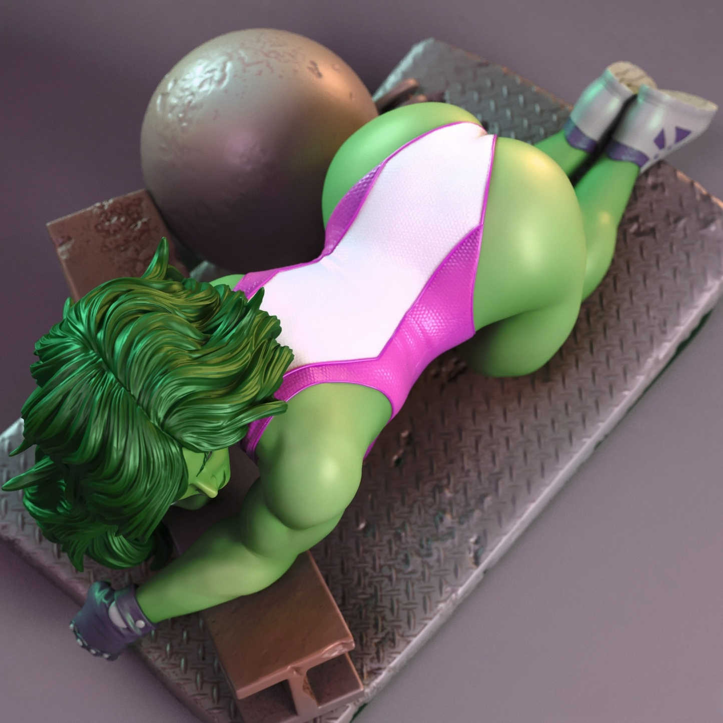 3783 She Hulk NSFW - Marvel Comics - STL 3D Print Files