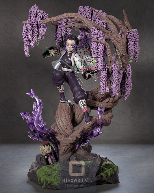 4555 Shinobu Kocho NSFW - Kimetsu no Yaiba - STL 3D Print Files