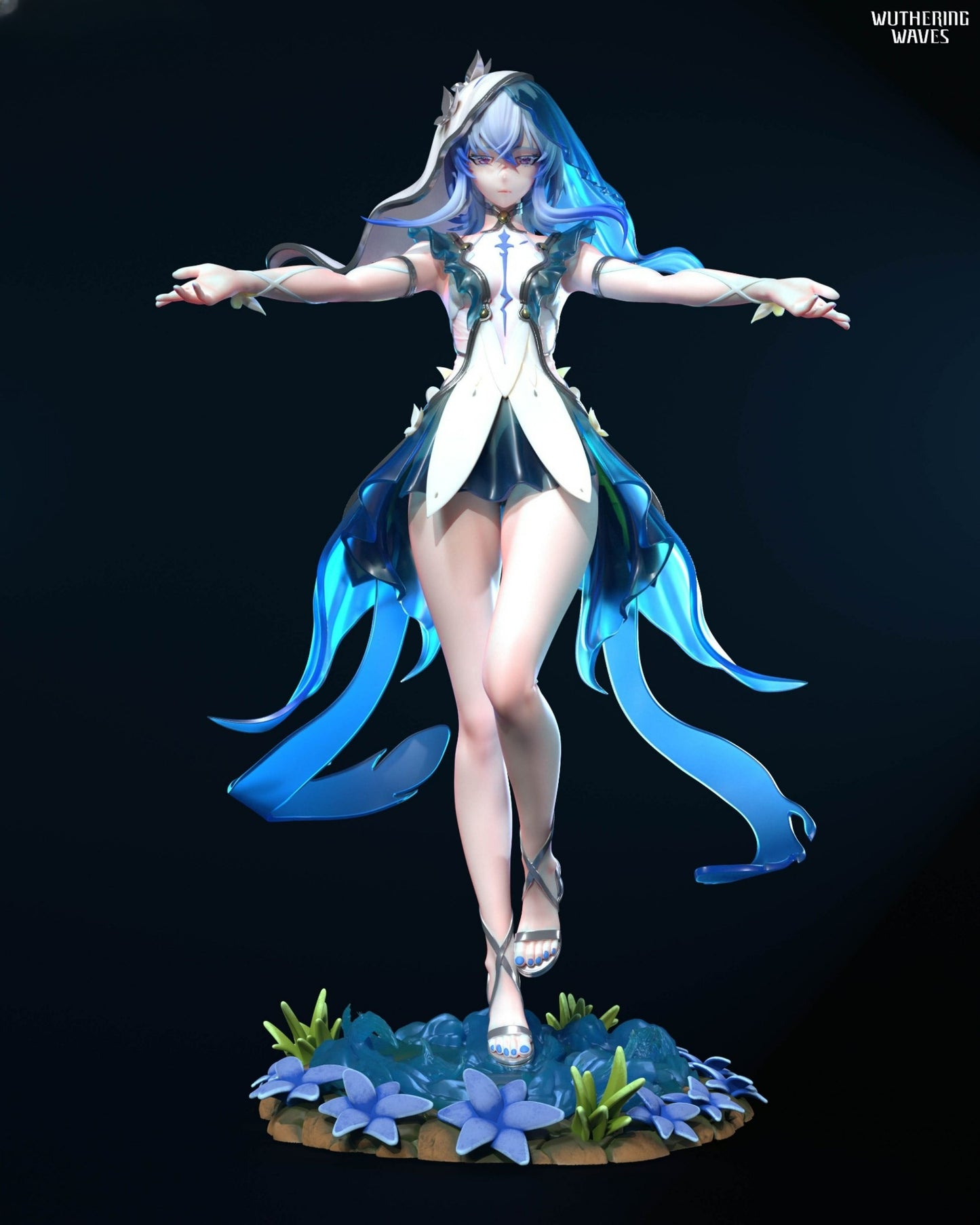 3596 The Shorekeeper - Wuthering Waves - STL 3D Print Files