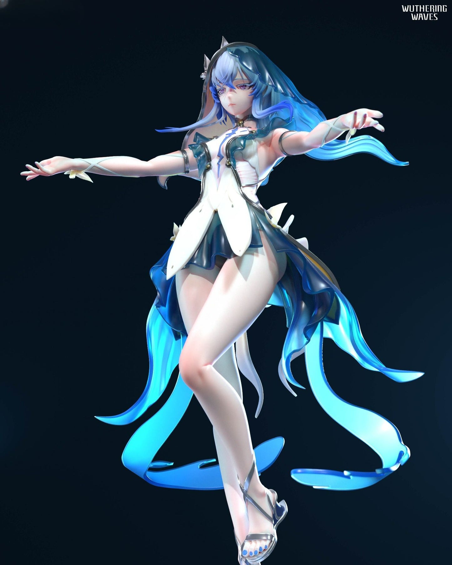 3596 The Shorekeeper - Wuthering Waves - STL 3D Print Files