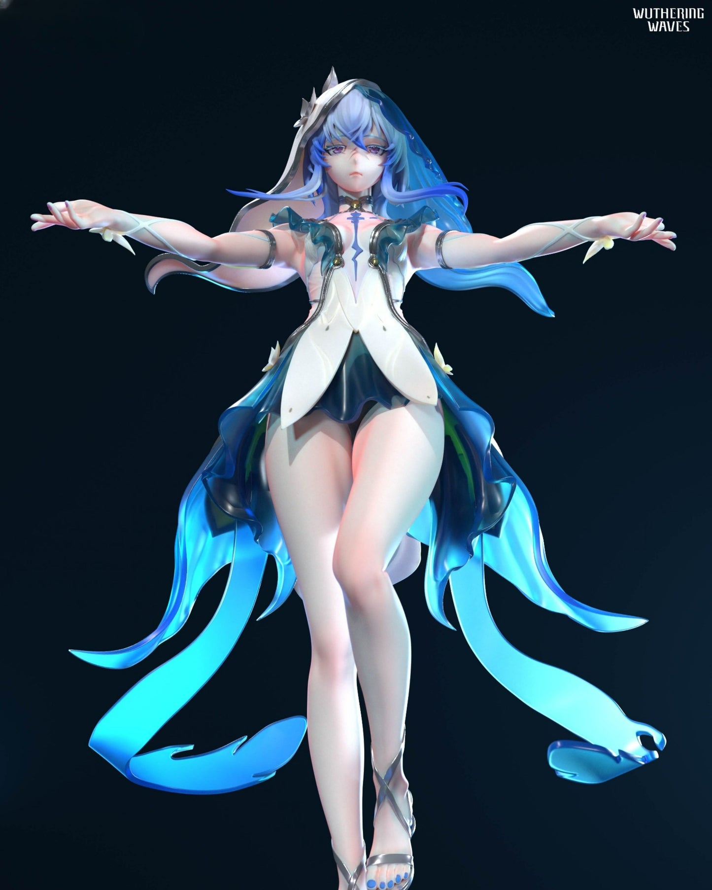 3596 The Shorekeeper - Wuthering Waves - STL 3D Print Files