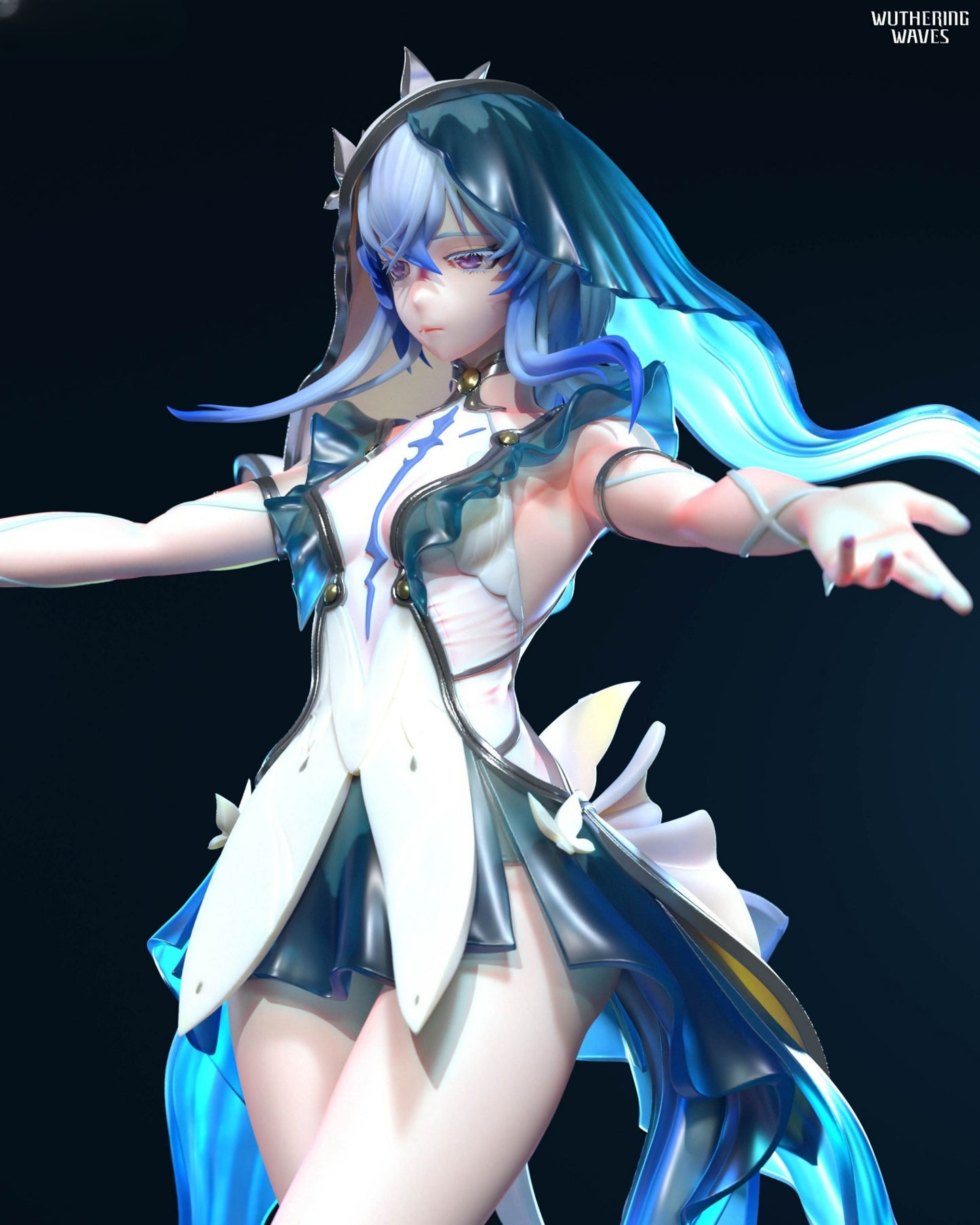 3596 The Shorekeeper - Wuthering Waves - STL 3D Print Files