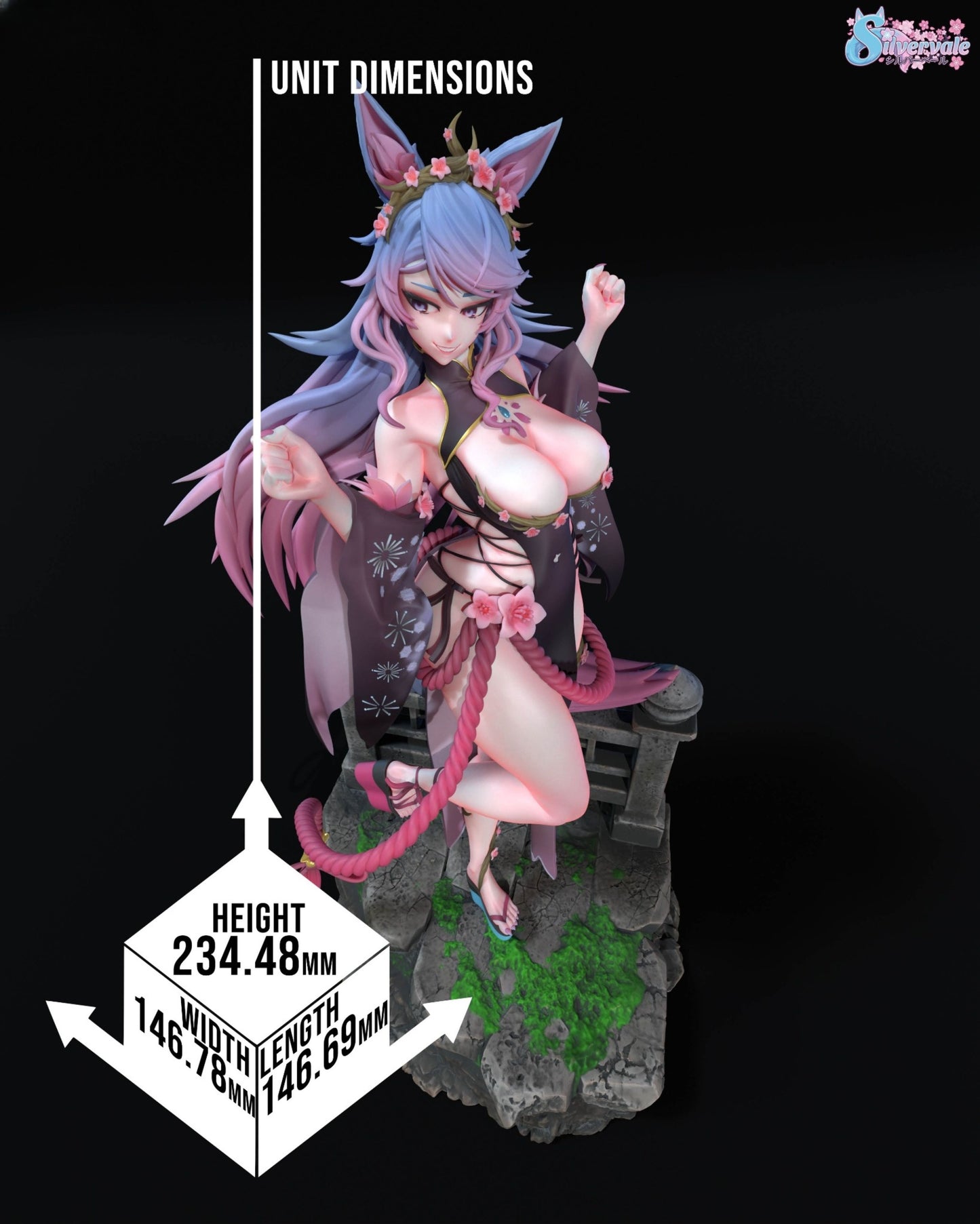 3583 Silvervale - Virtual YouTuber - STL 3D Print Files