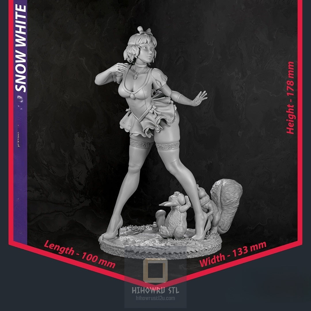 4849 Snow White NSFW - STL 3D Print Files