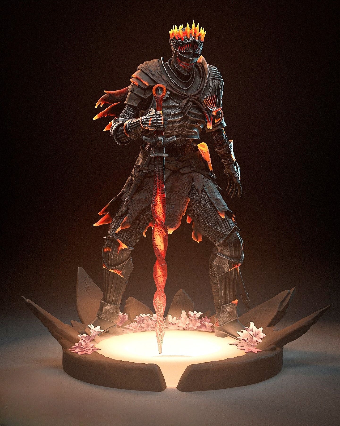 3945 Soul of Cinder - Dark Souls - STL 3D Print Files