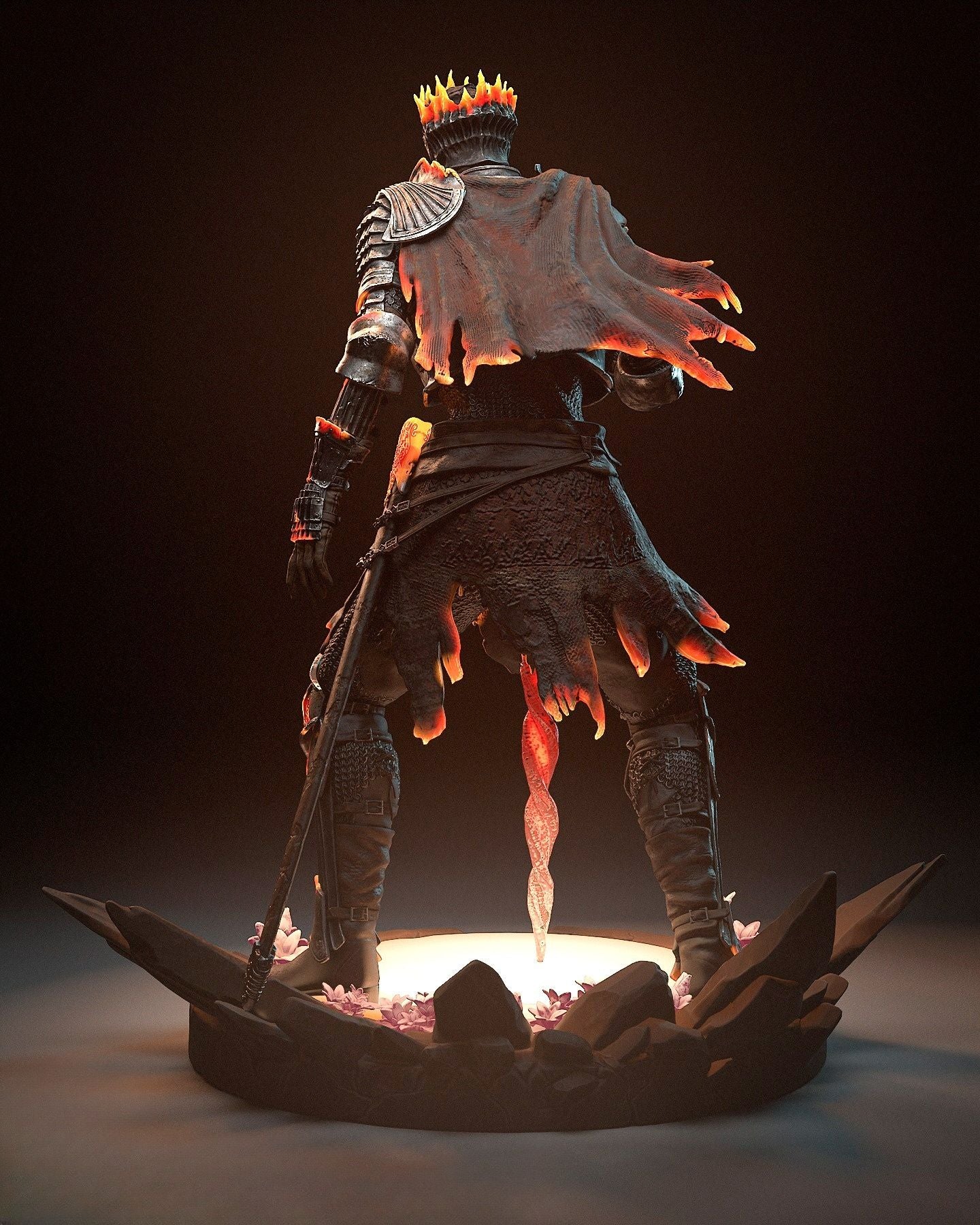 3945 Soul of Cinder - Dark Souls - STL 3D Print Files