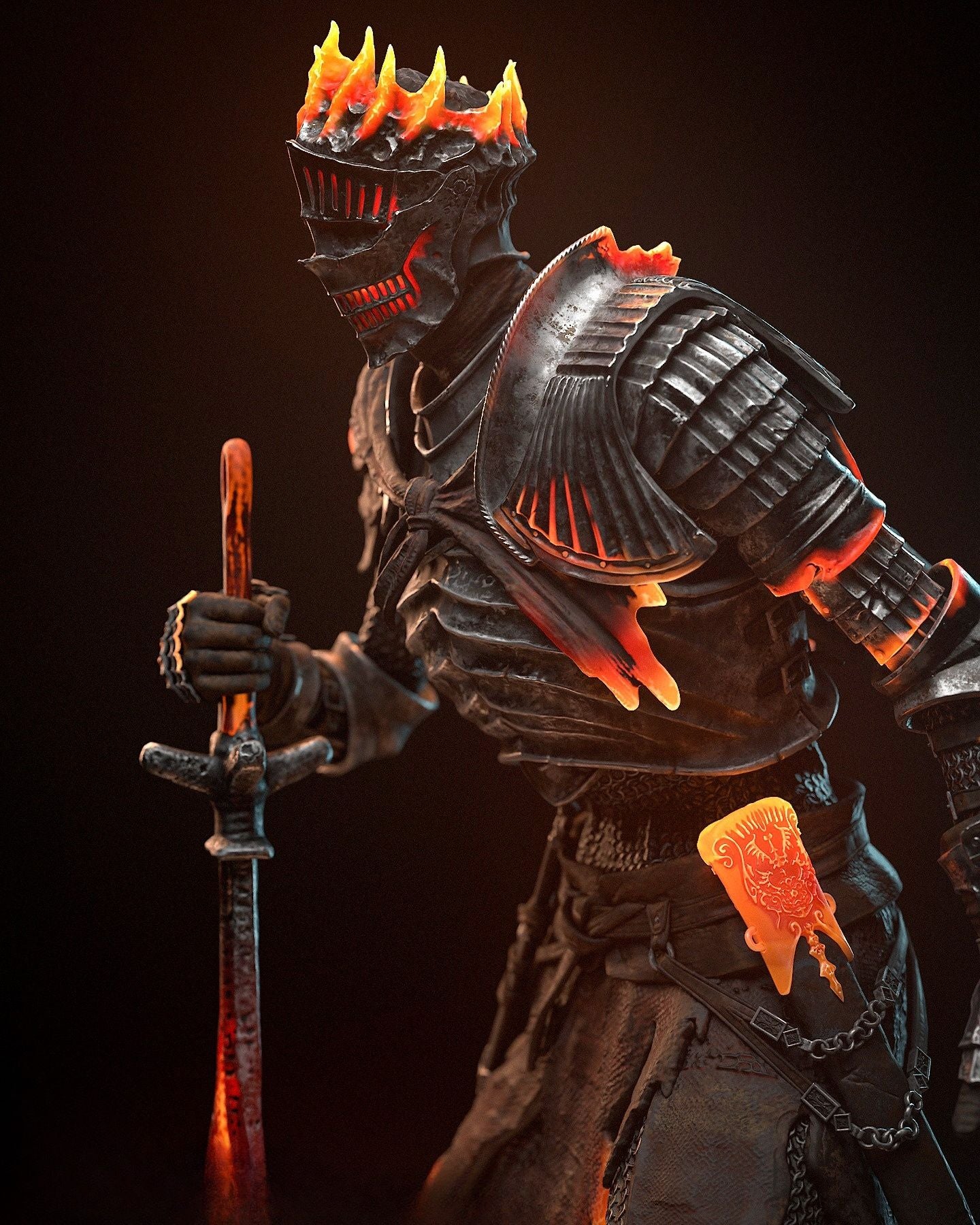 3945 Soul of Cinder - Dark Souls - STL 3D Print Files