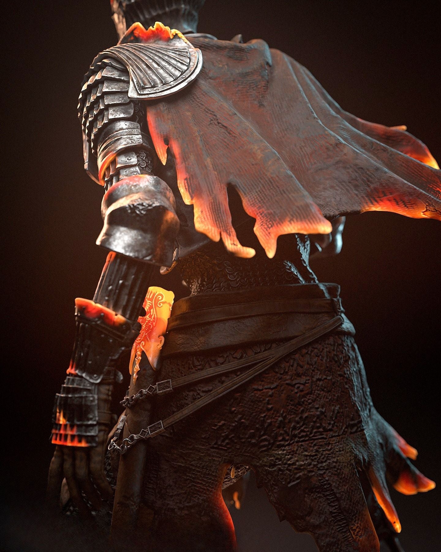3945 Soul of Cinder - Dark Souls - STL 3D Print Files
