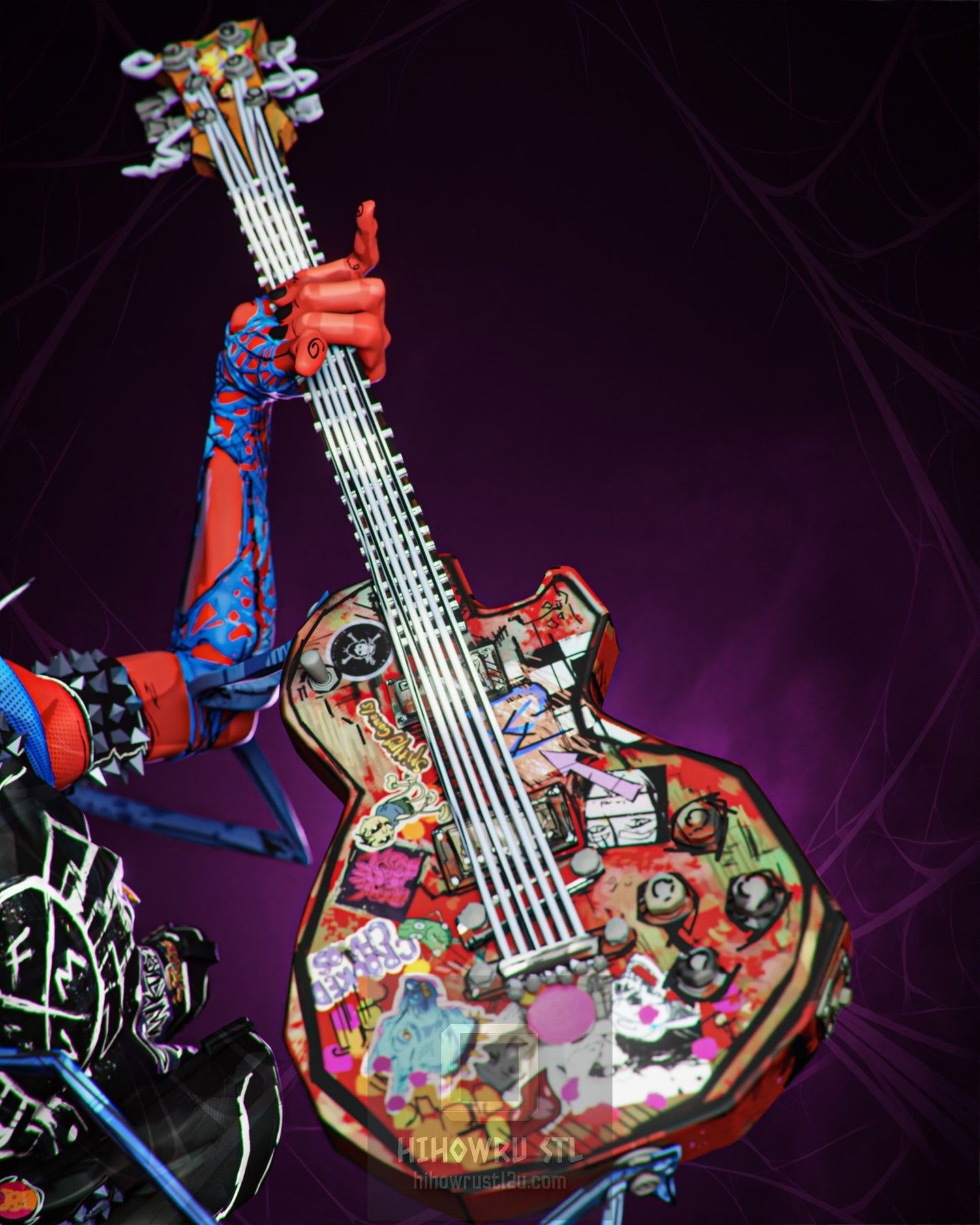 5040 Spider-Punk - Hobart Brown - STL 3D Print Files
