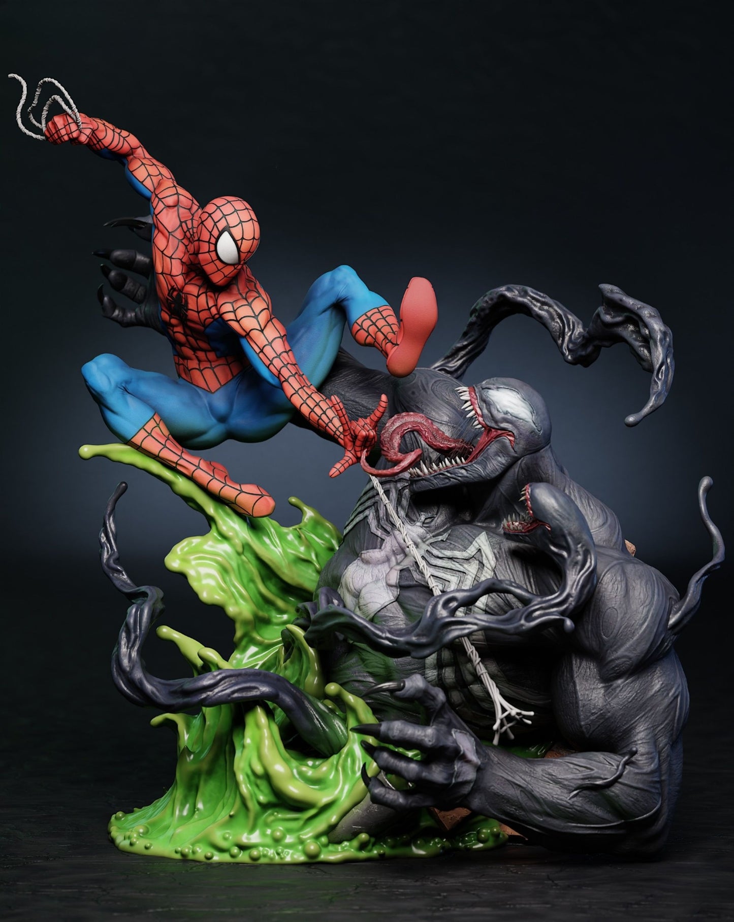 4006 Spider-Man VS Venom - Marvel Comics - STL 3D Print Files