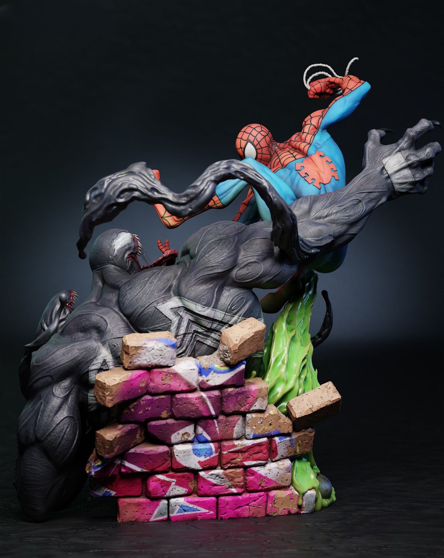 4006 Spider-Man VS Venom - Marvel Comics - STL 3D Print Files