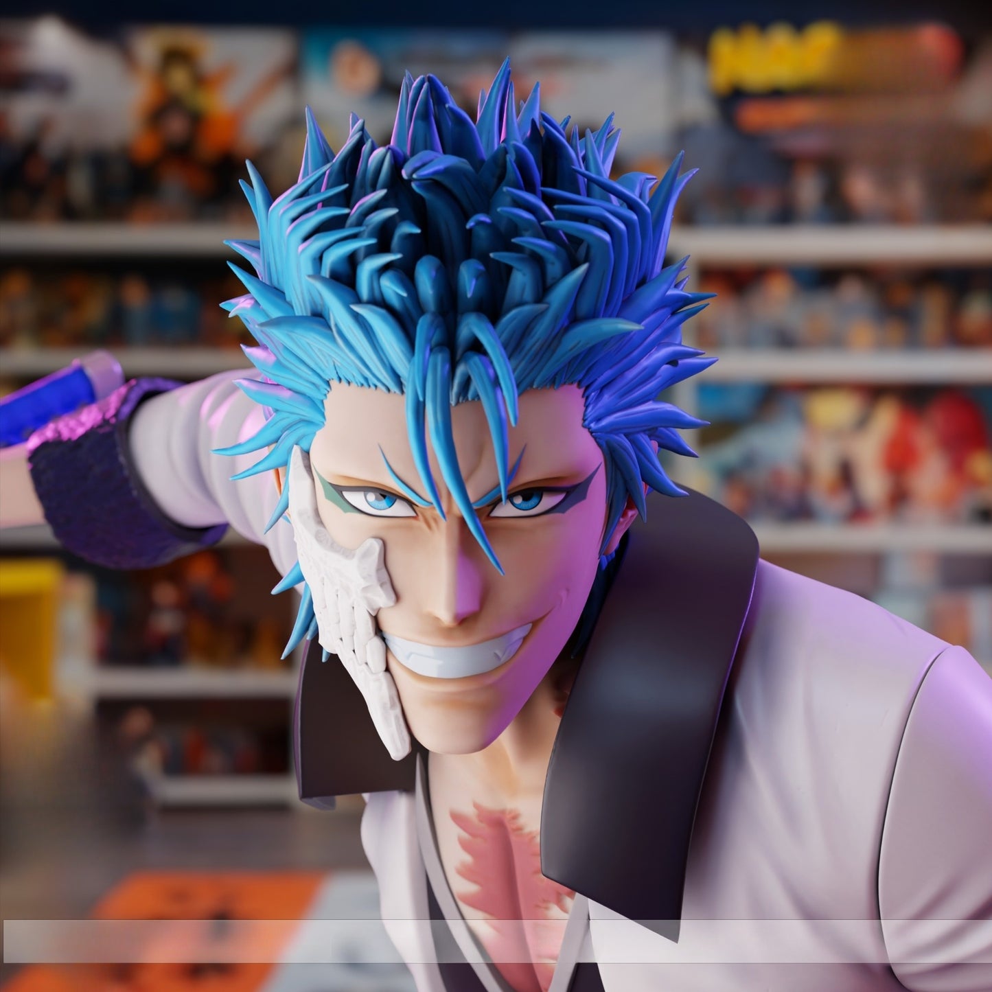 3355 Grimmjow Jaegerjaquez - Bleach - STL 3D Print Files