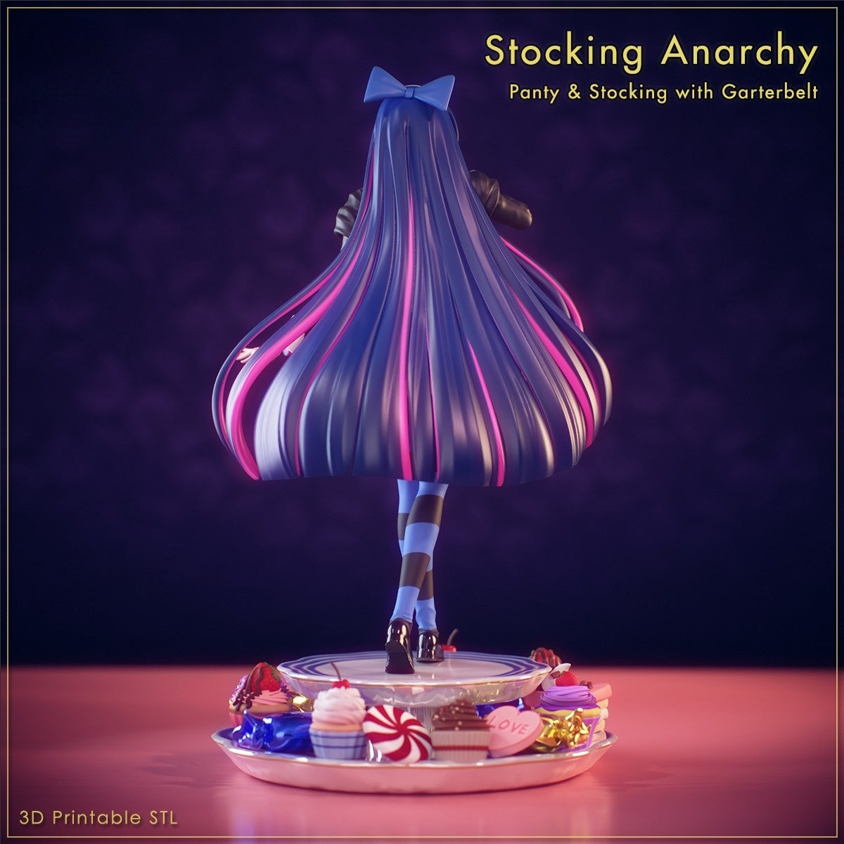 3579 Stocking Anarchy - Panty & Stocking - STL 3D Print Files