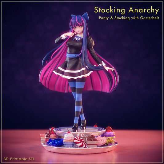 3579 Stocking Anarchy - Panty & Stocking - STL 3D Print Files