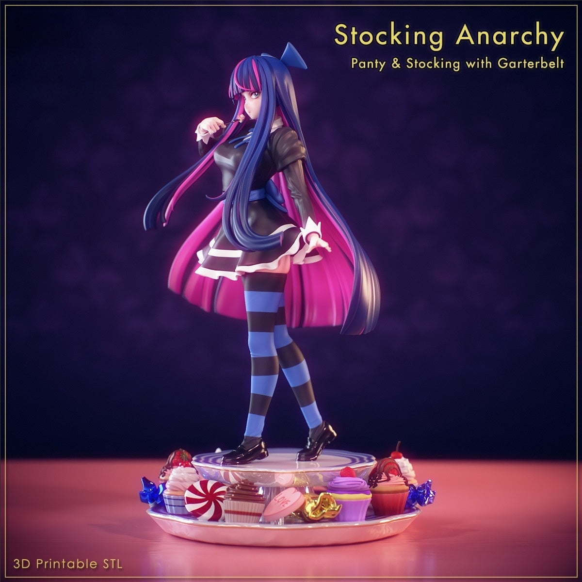 3579 Stocking Anarchy - Panty & Stocking - STL 3D Print Files