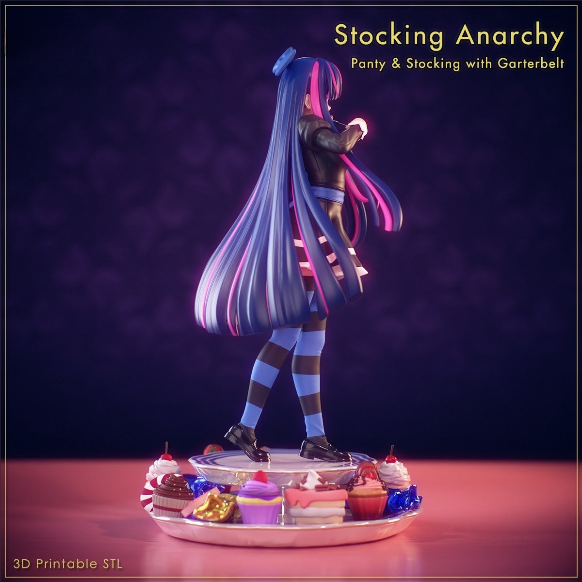 3579 Stocking Anarchy - Panty & Stocking - STL 3D Print Files