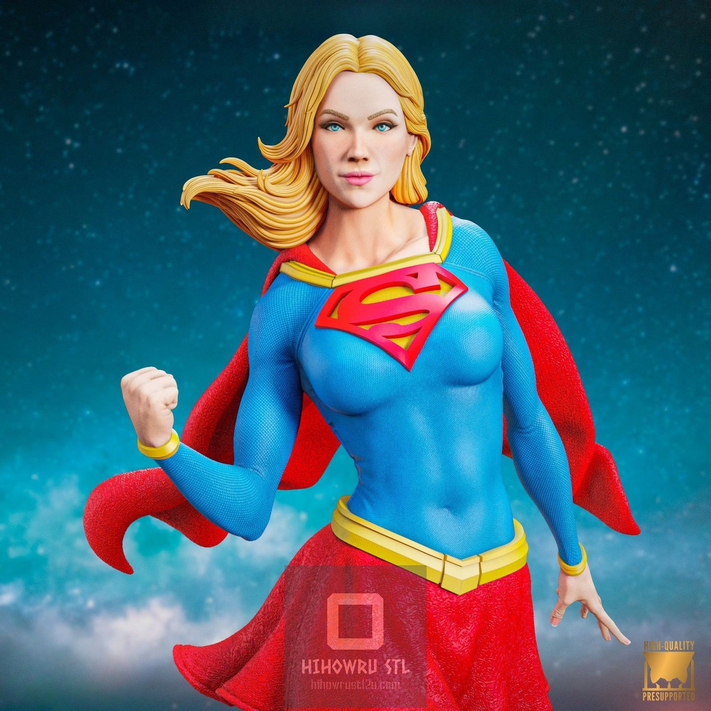 4336 Supergirl - DC Comics - STL 3D Print Files