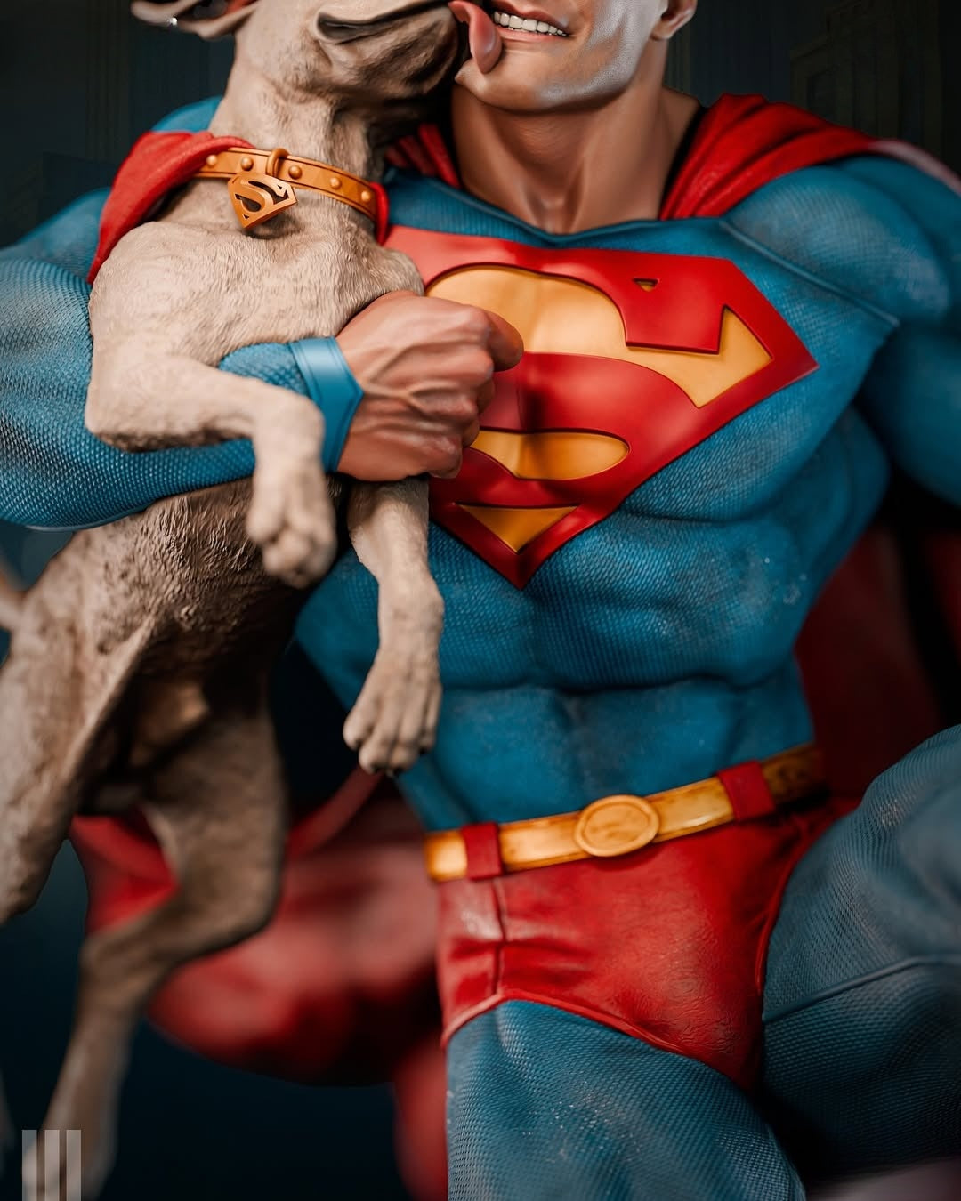 4163 Superman And Krypto - STL 3D Print Files