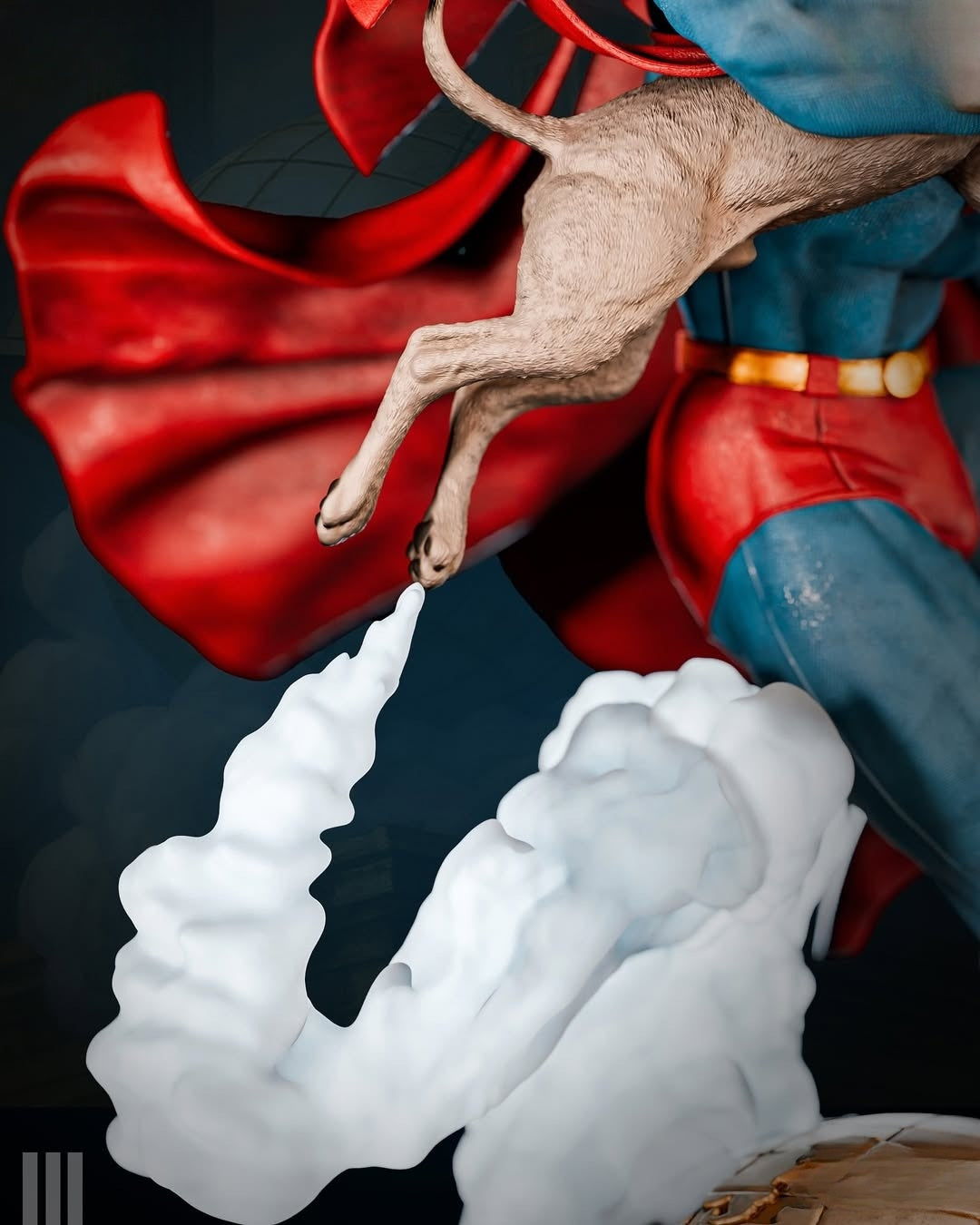 4163 Superman And Krypto - STL 3D Print Files