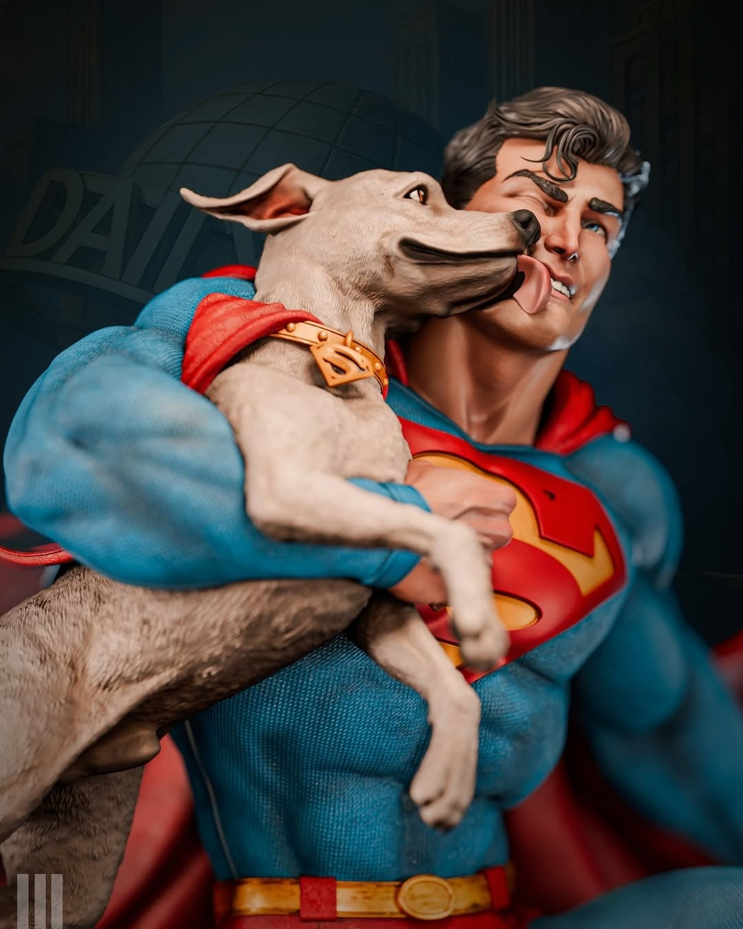 4163 Superman And Krypto - STL 3D Print Files