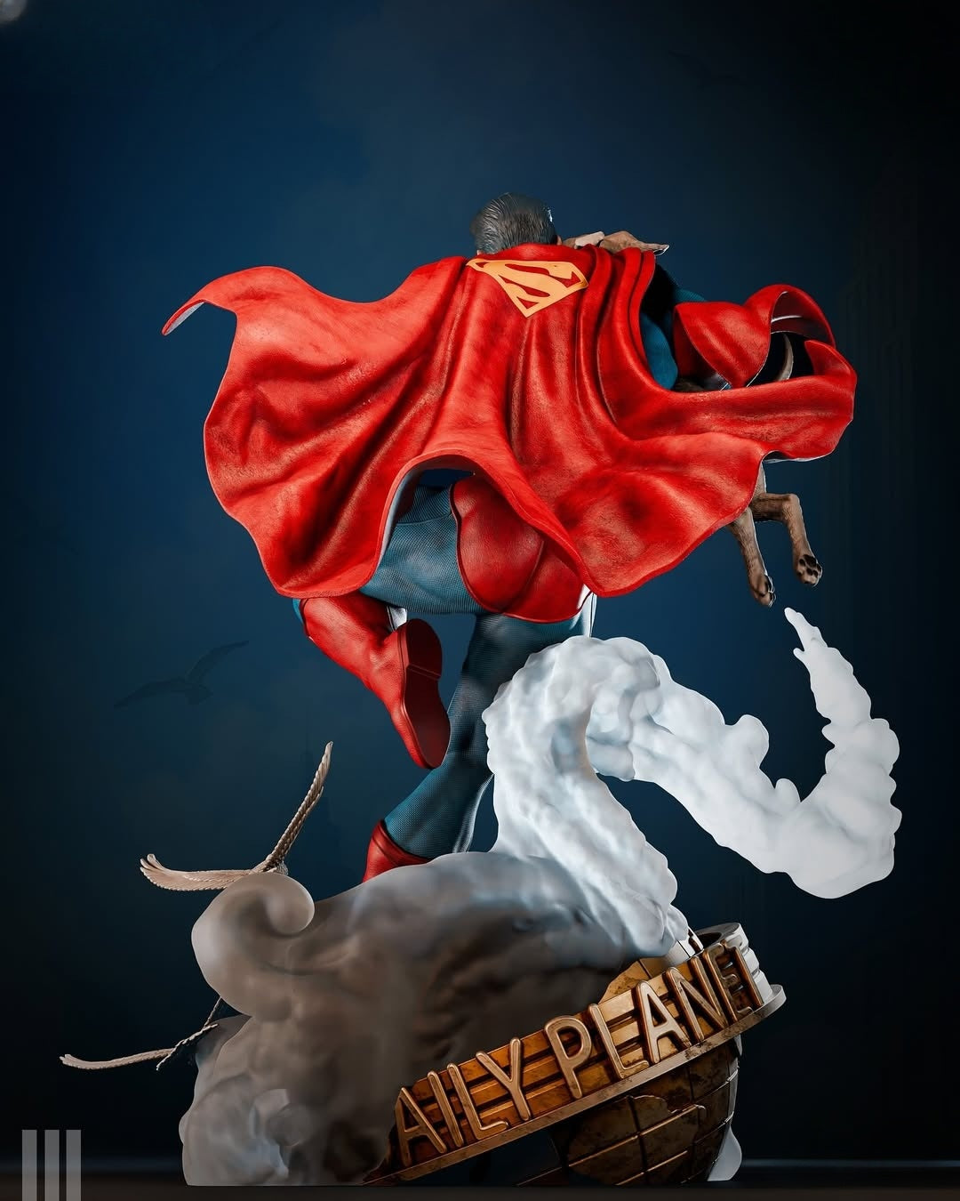 4163 Superman And Krypto - STL 3D Print Files