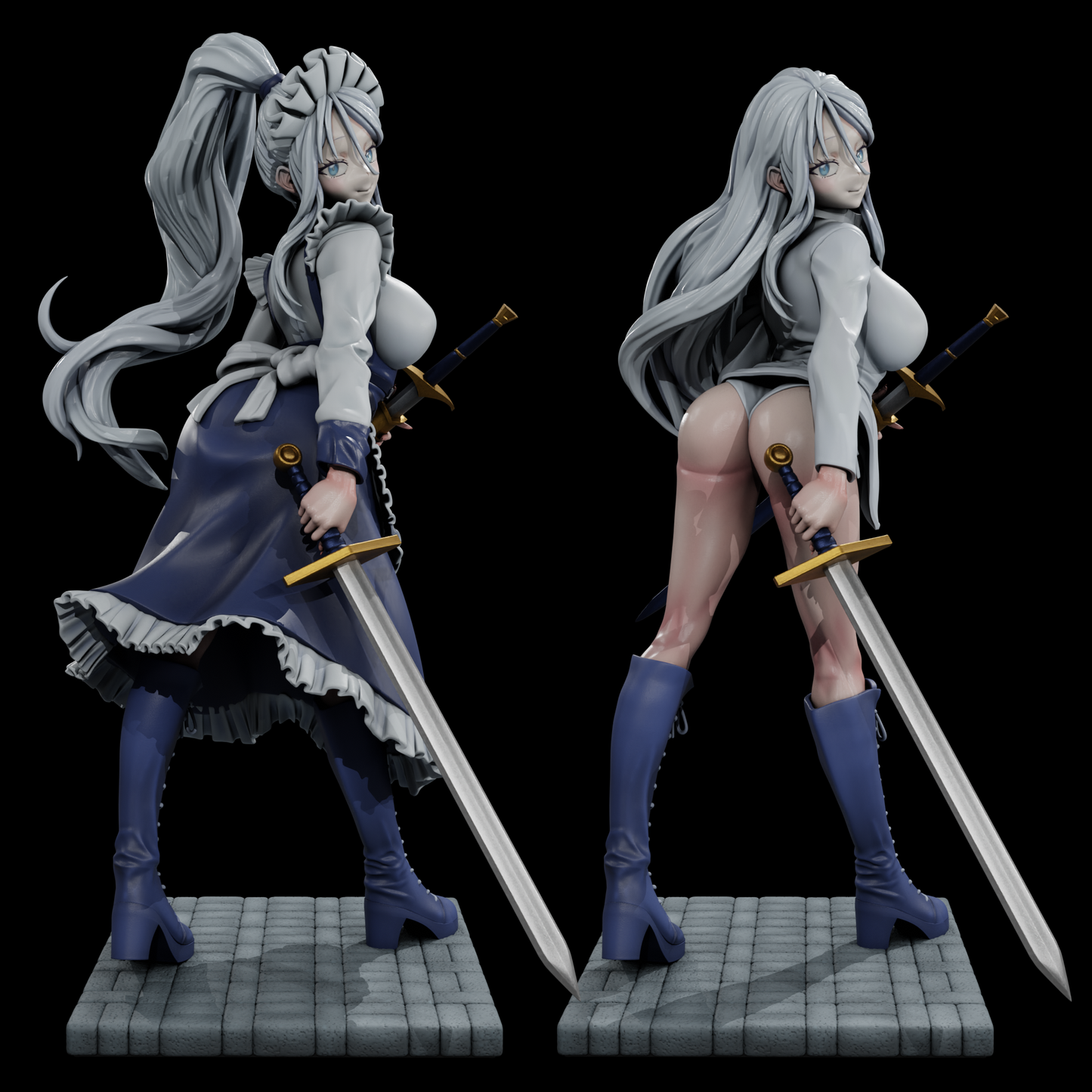 2443 Sylpha Langlis NSFW - Tensei Shitara Dai Nana Ōji - STL 3D Print Files