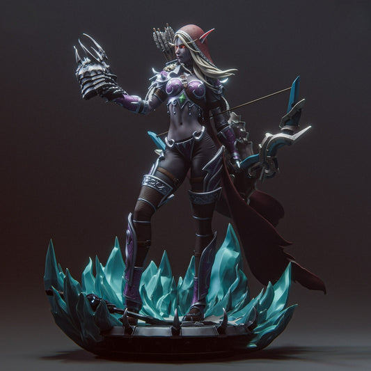 3152 Sylvanas Windrunner - World of Warcraft - STL 3D Print Files