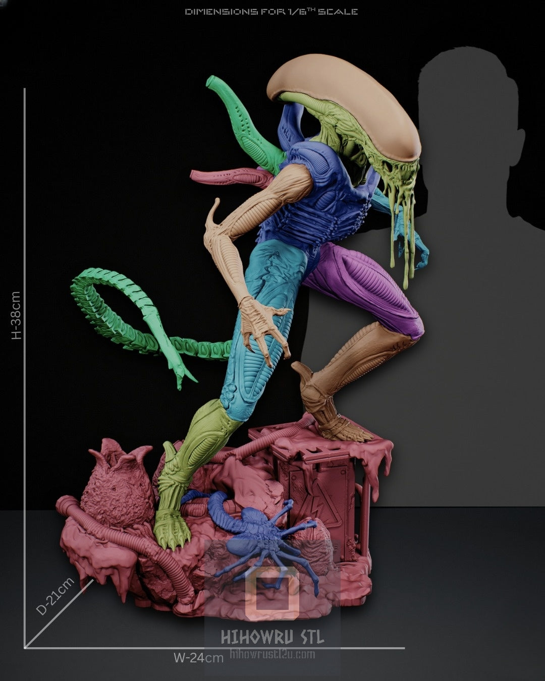 4461 Xenomorph - Alien - STL 3D Print Files