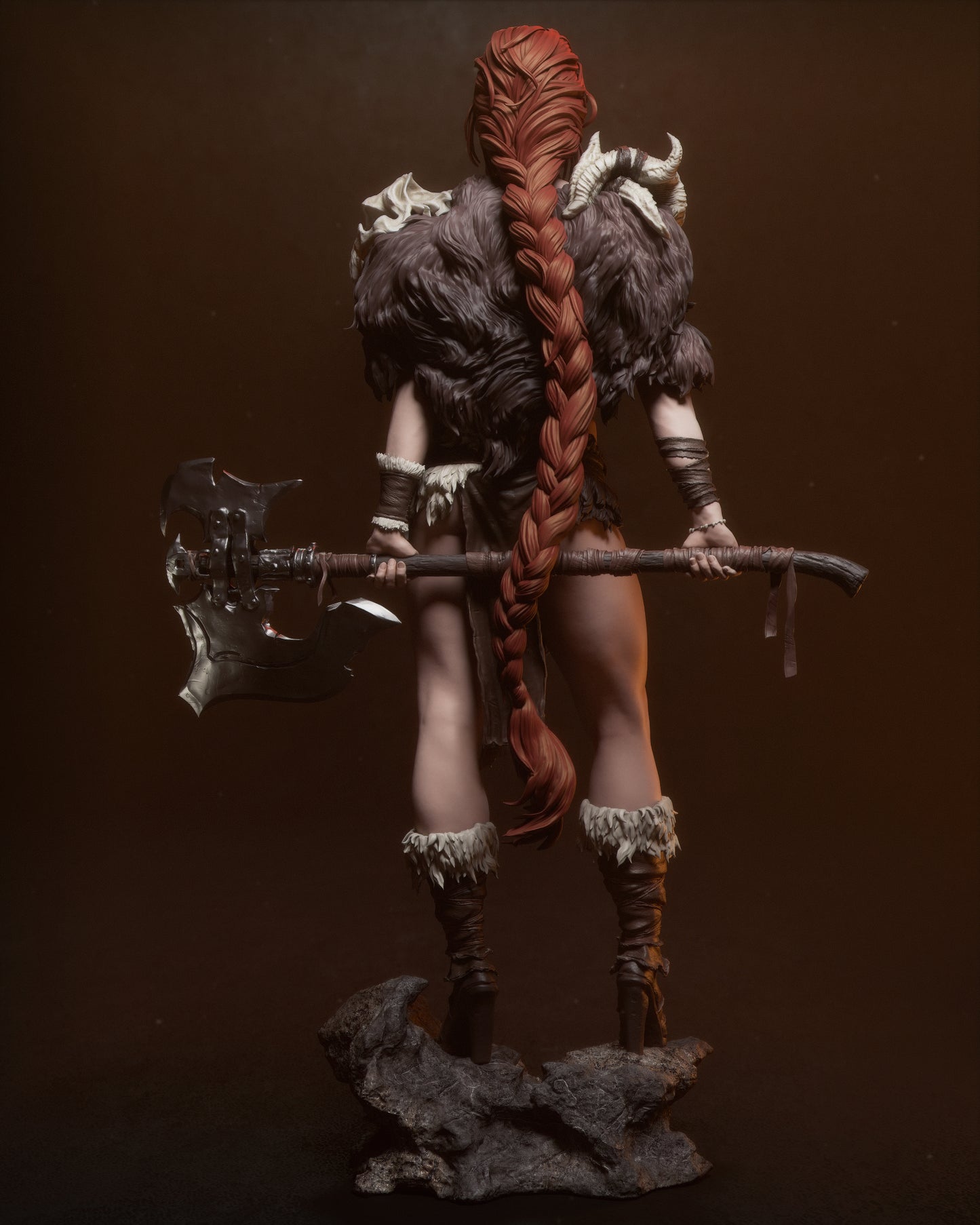 3710 Barbarian Queen - STL 3D Print Files