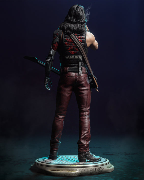 4069 Johnny Silverhand - Cyberpunk - STL 3D Print Files